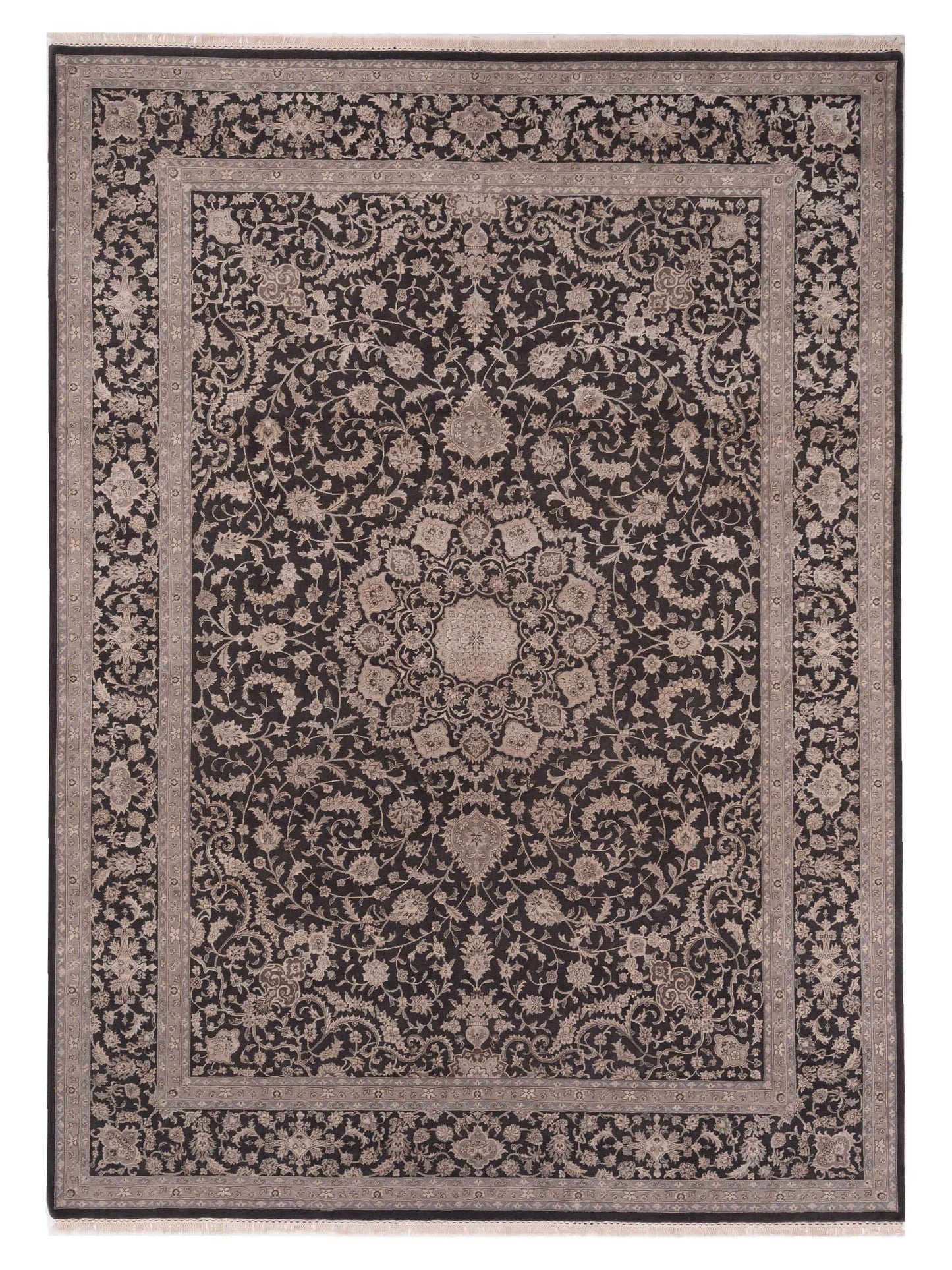 Rajpur Imperial Silk Dark Gray Traditional