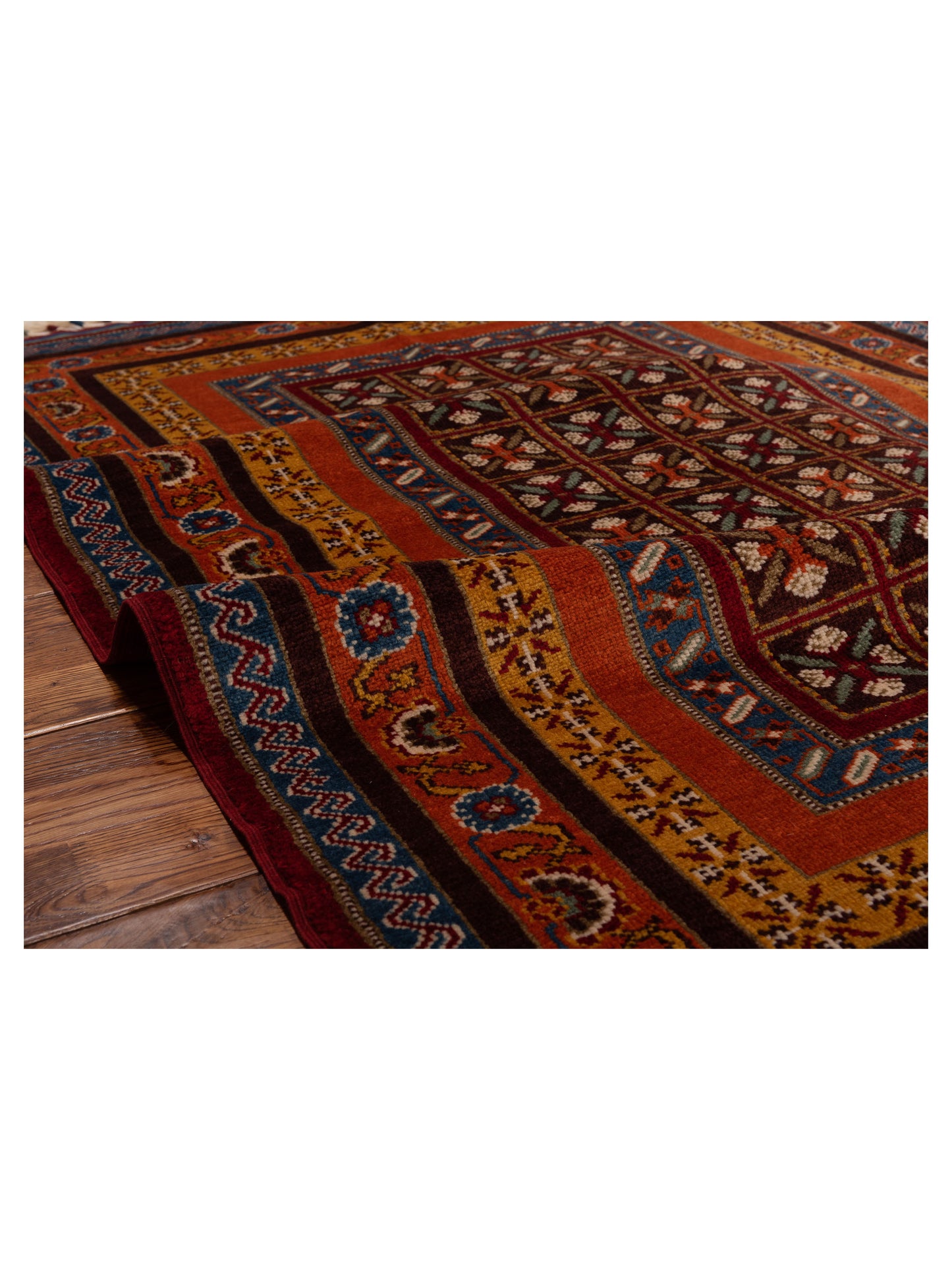 Shawl 145138 Multi 3.11x5.8 Hand Knotted Rug