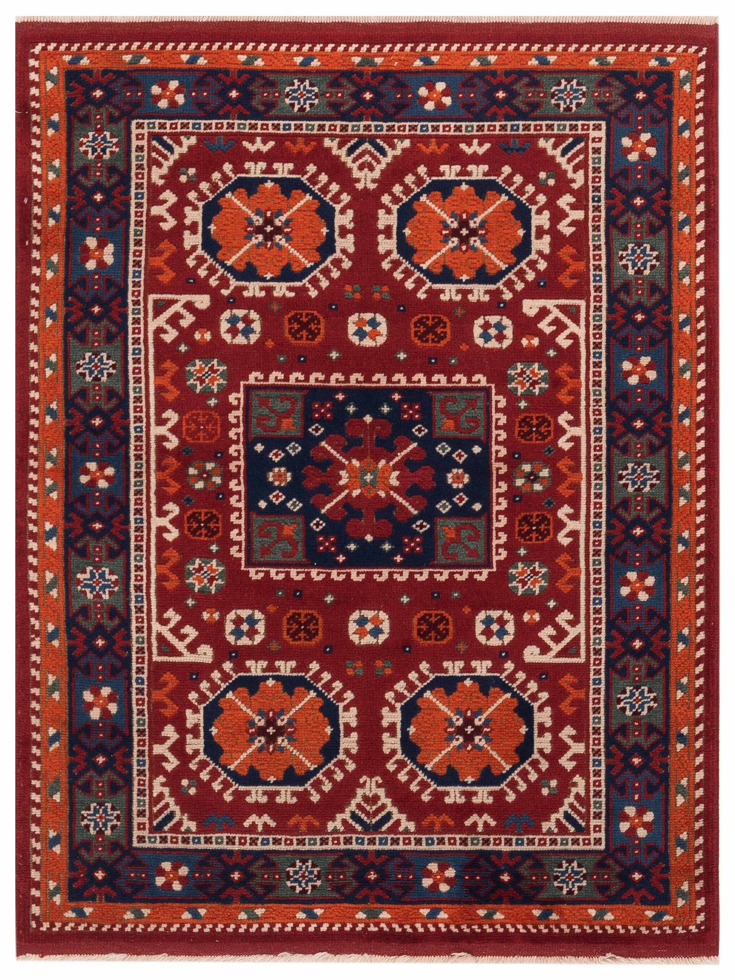 Pasha Turkish Shirwan Red Navy Traditional