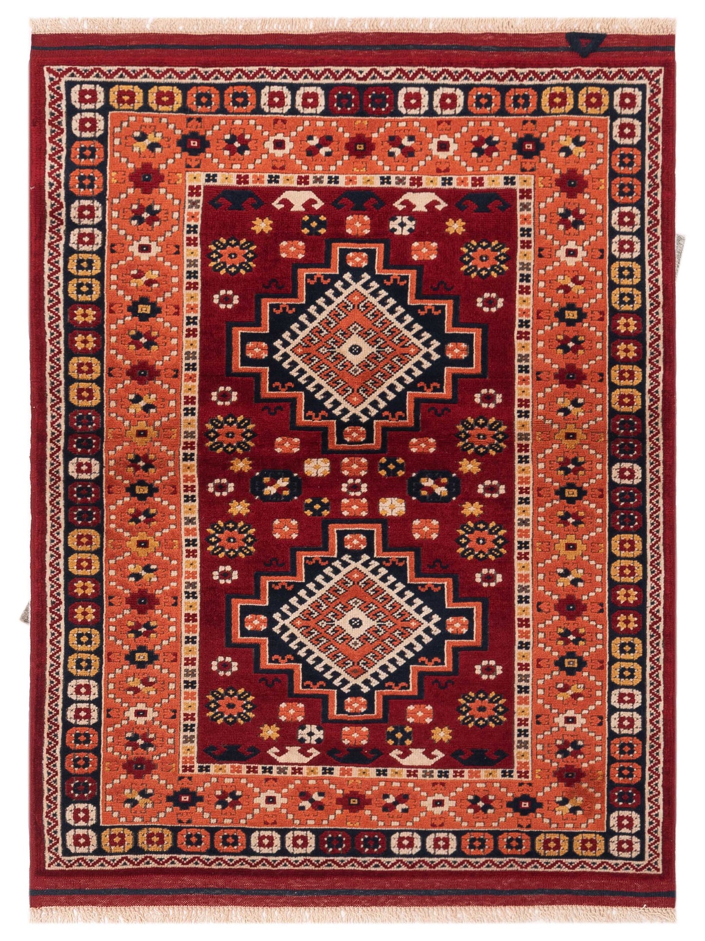 Pasha Turkish Shirwan Red Black Traditional