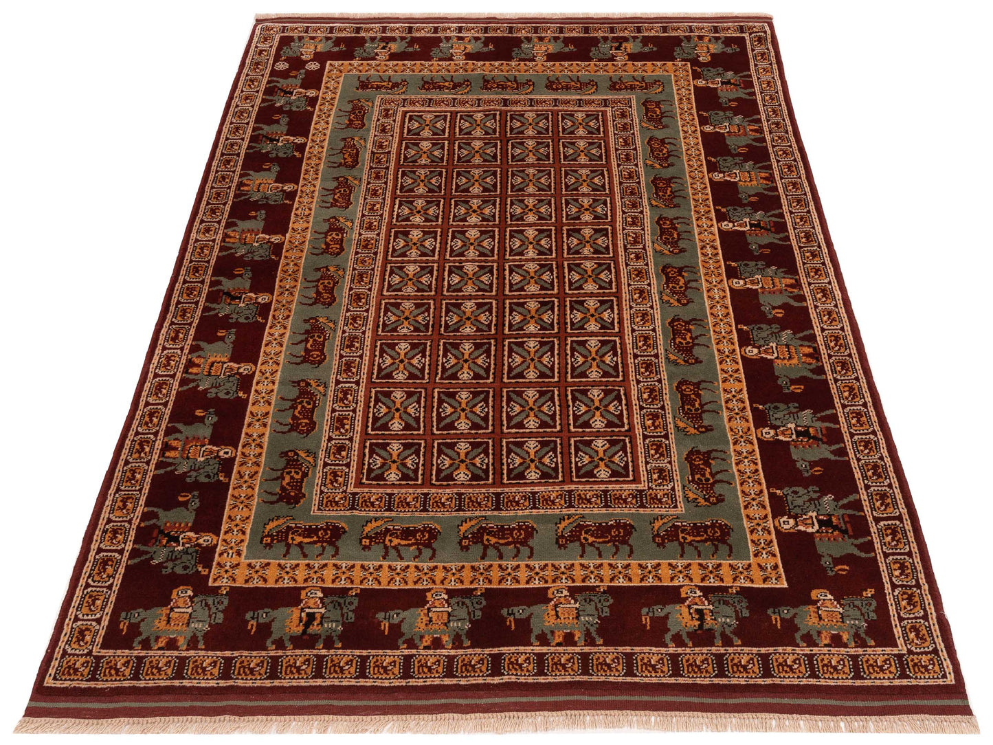 Turkish Shirwan 145160 Multi 5.8x8 Hand Knotted Rug