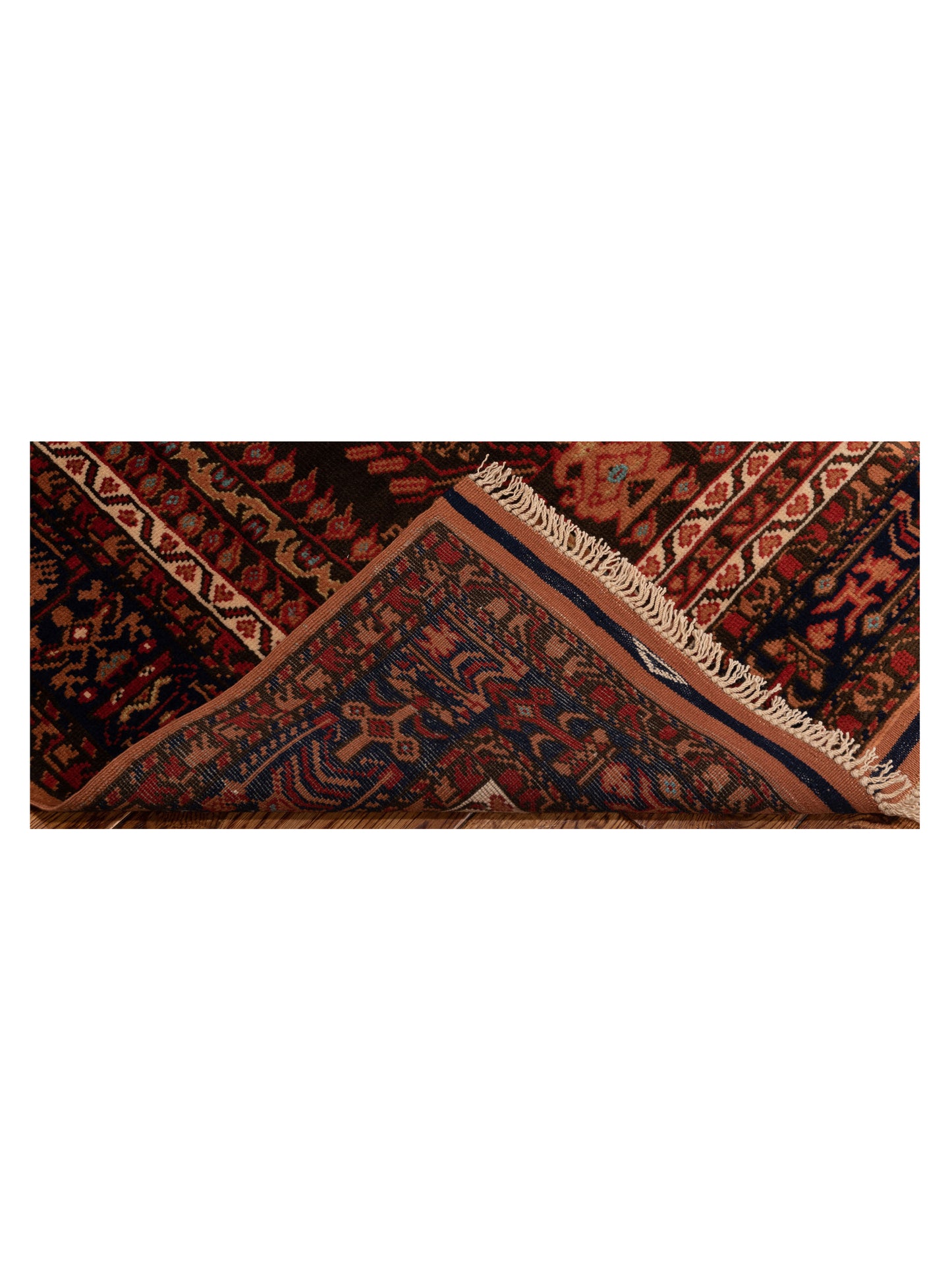 Turkish Shirwan 145165 Black Black 3.9x5.4 Hand Knotted Rug