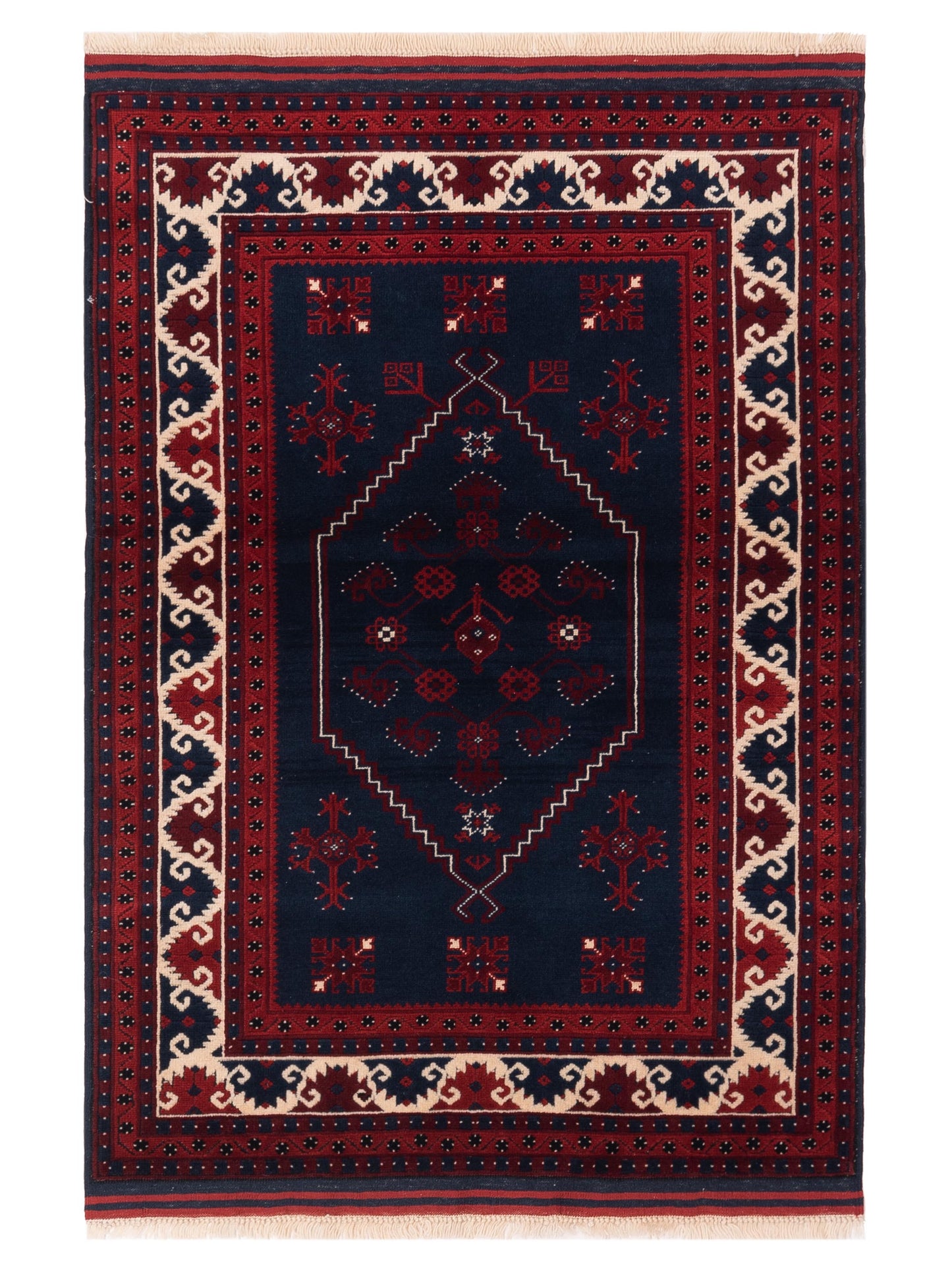 Pasha Turkish Shirwan Black Red Traditional