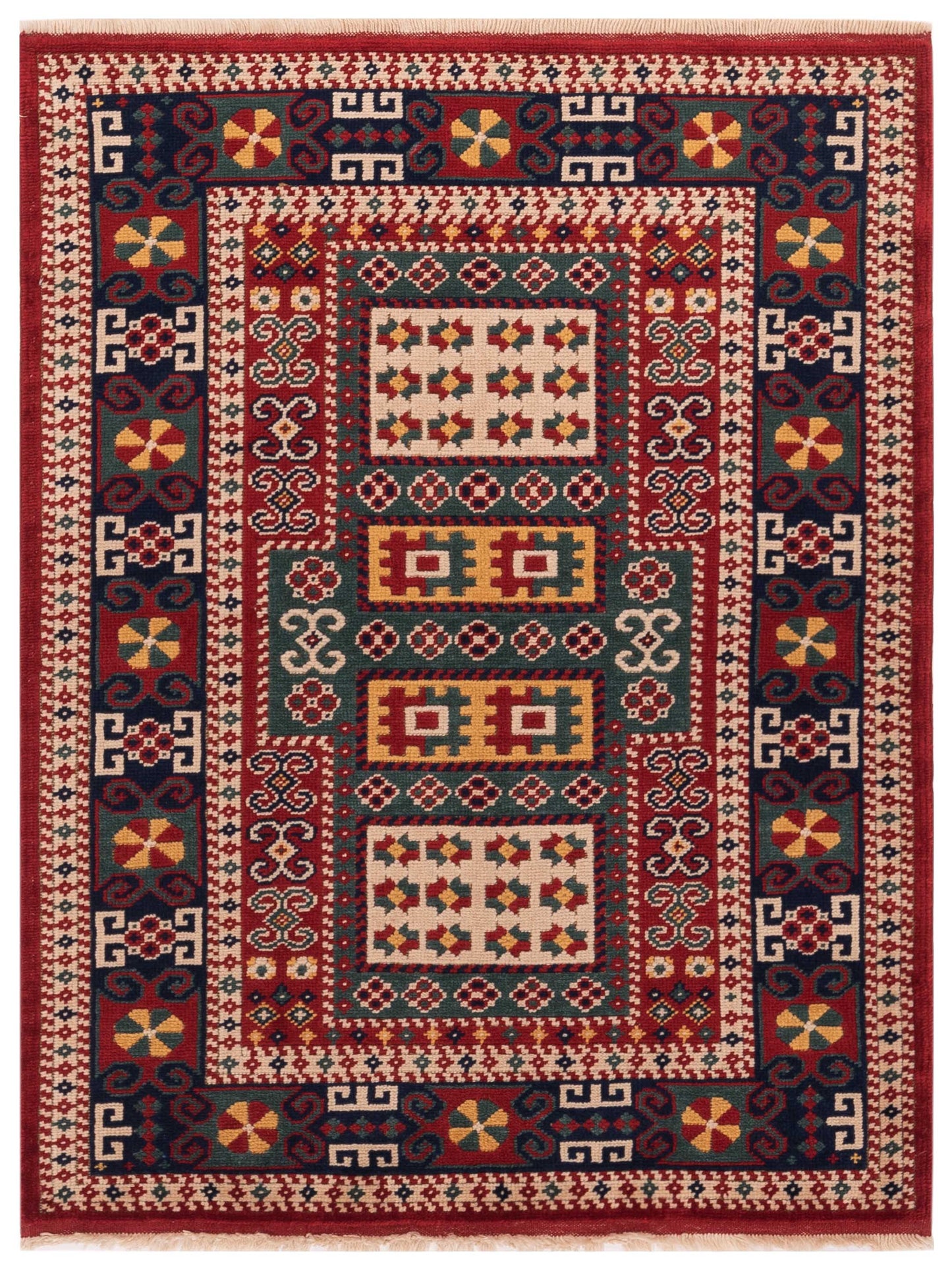 Pasha Turkish Shirwan Red Navy Traditional