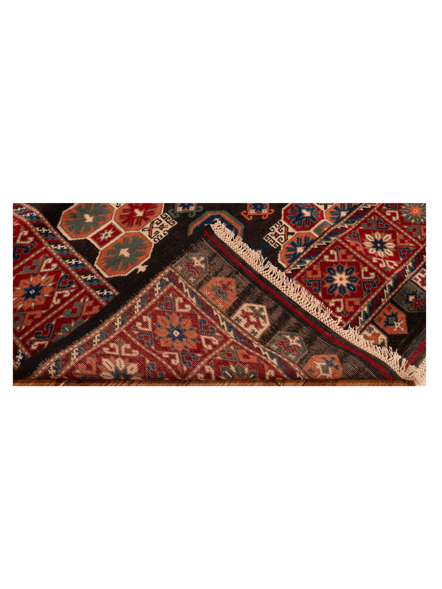 Turkish Shirwan 145218 Brown Red 5.8x7.9 Hand Knotted Rug