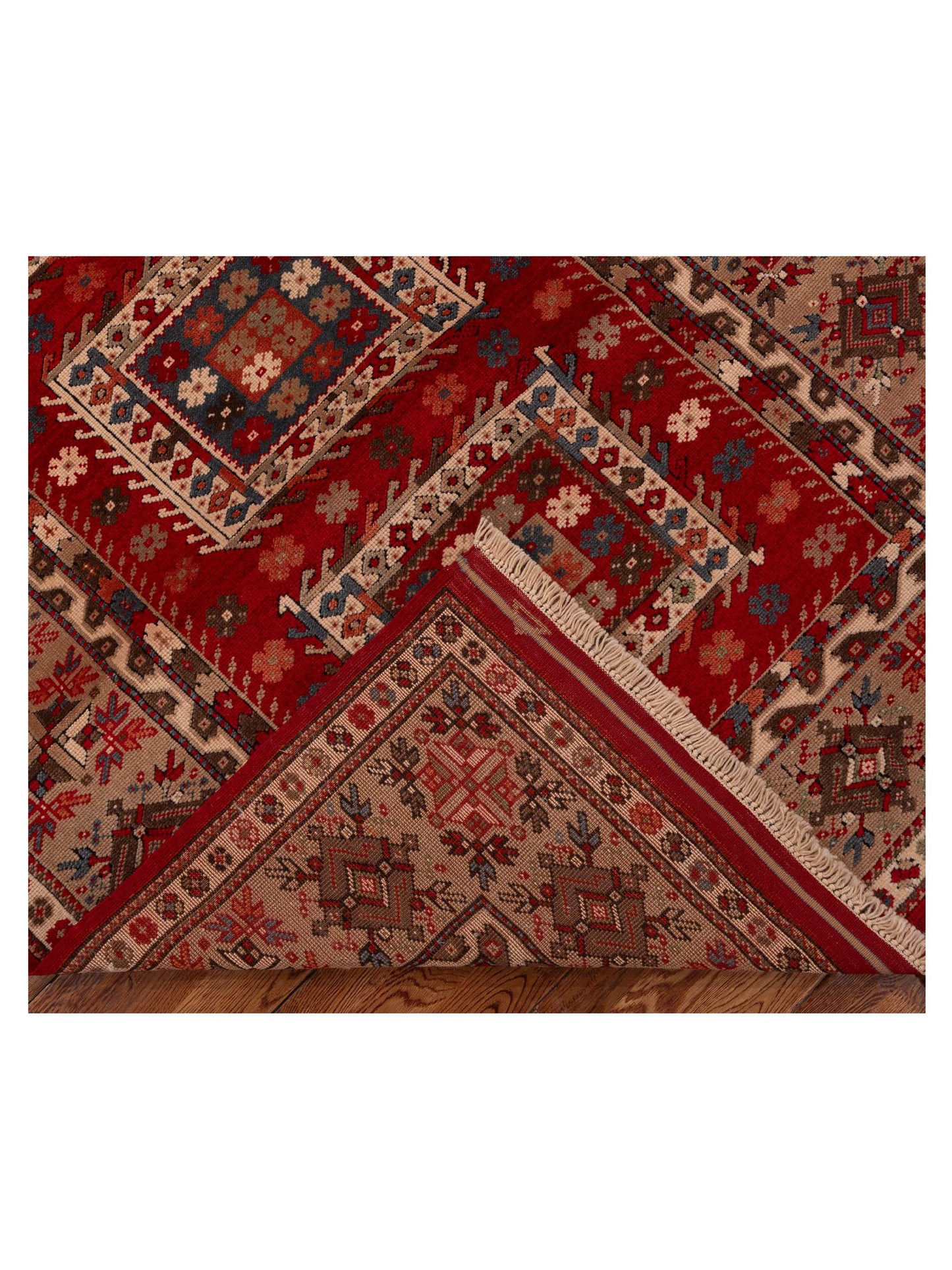 Turkish Shirwan 145238 Red Brown 4.8x7 Hand Knotted Rug