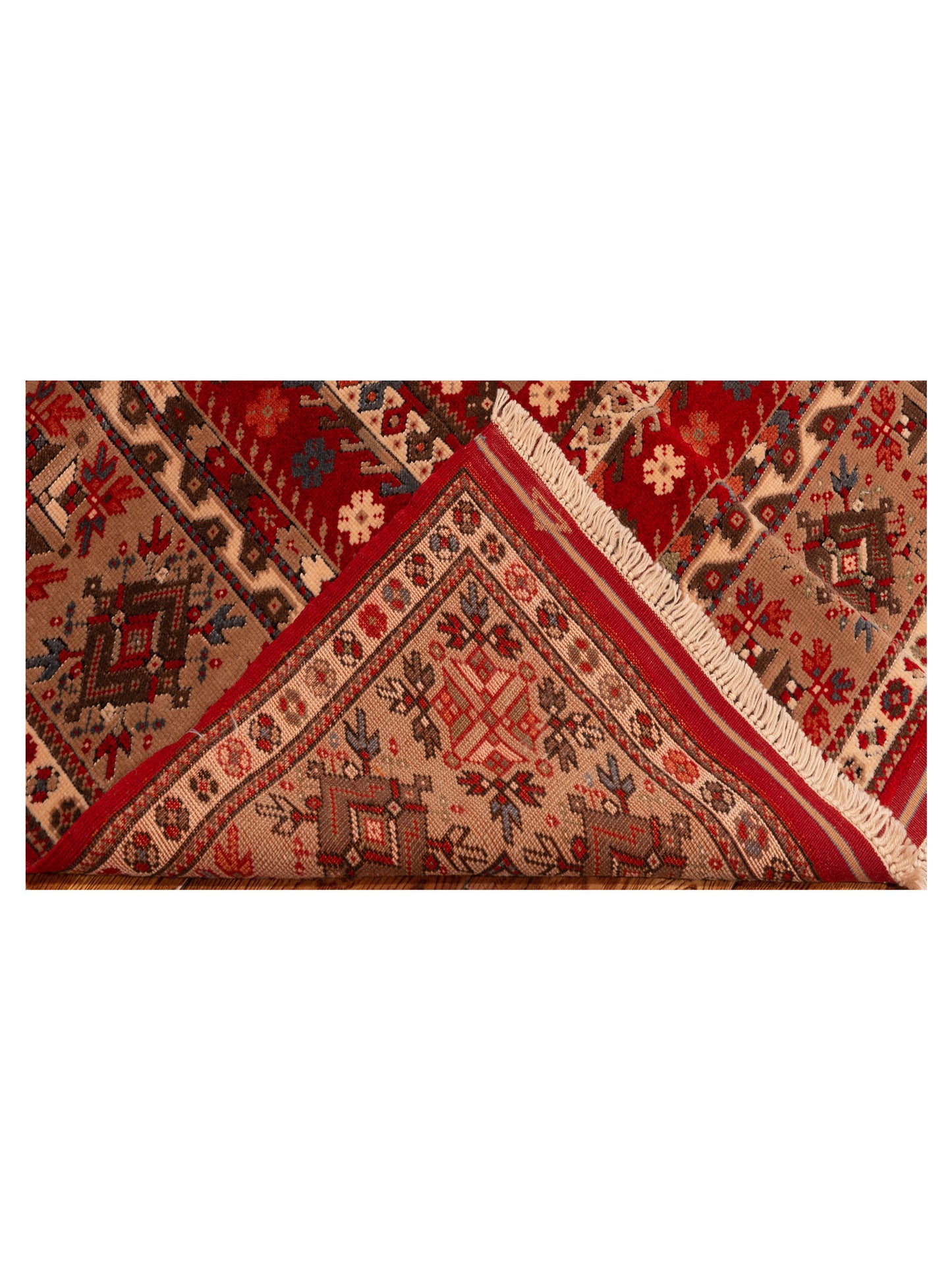 Turkish Shirwan 145238 Red Brown 4.8x7 Hand Knotted Rug