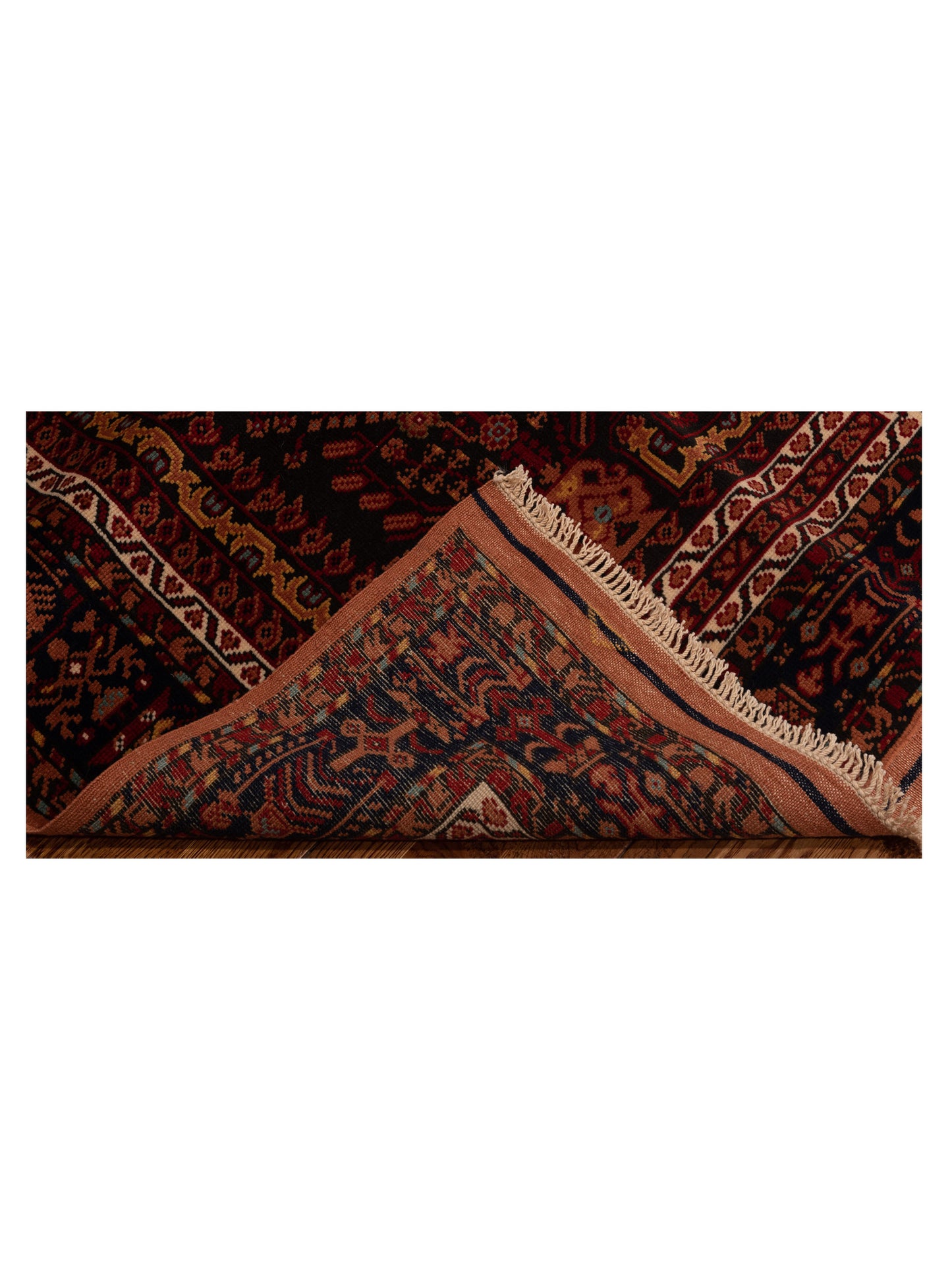 Turkish Shirwan 145247 Black Black 3.10x5.9 Hand Knotted Rug