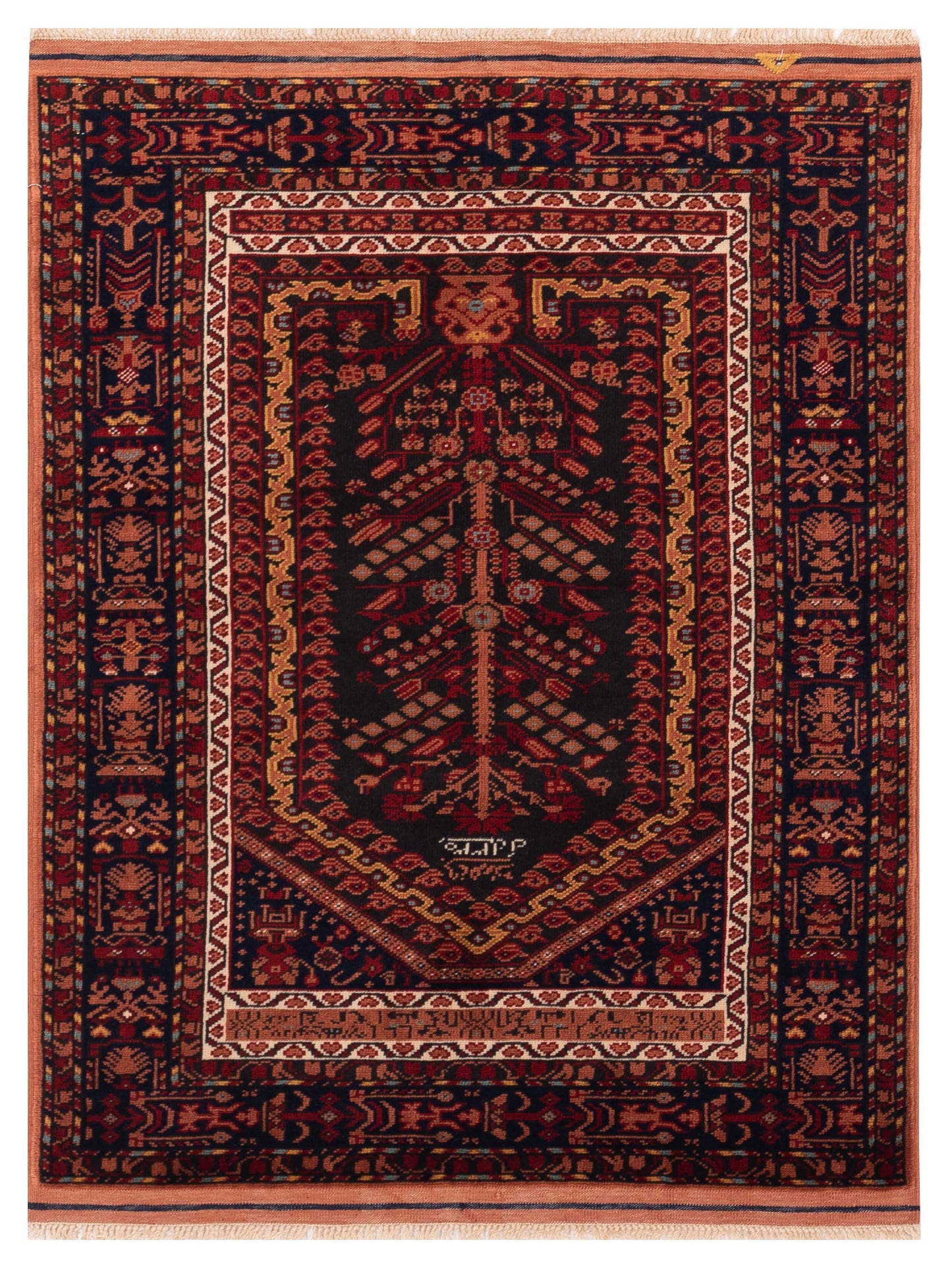 Pasha Turkish Shirwan Black Black Traditional