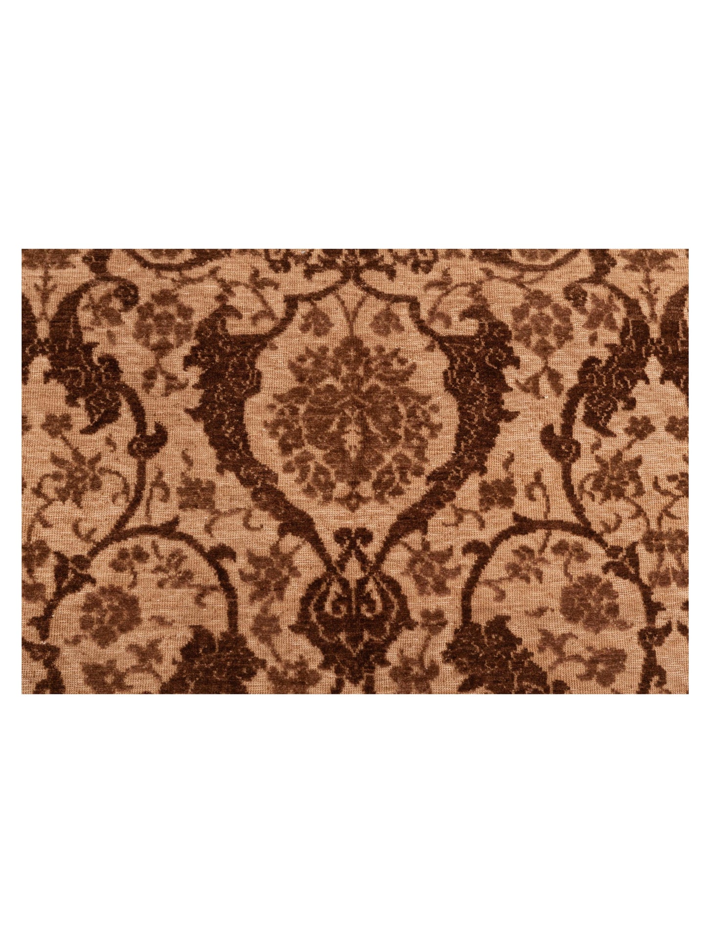 Defne Orchid Brown Ice Blue 6.7x9.9 Hand Knotted Rug