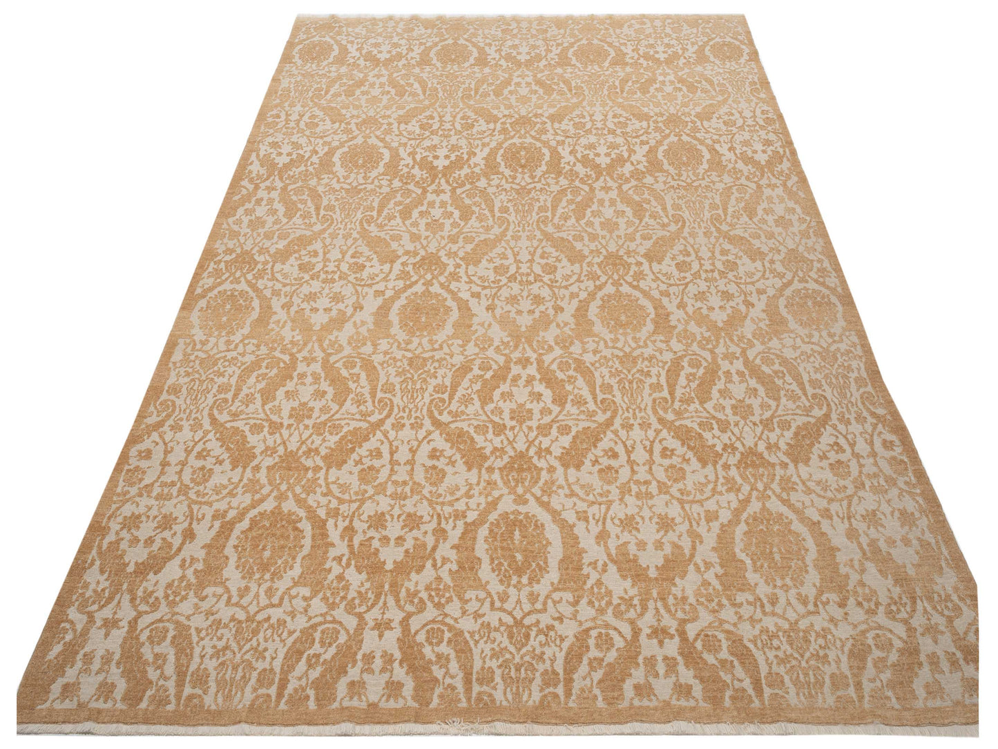 Defne Orchid Ivory Gold 8.11x11.10 Hand Knotted Rug