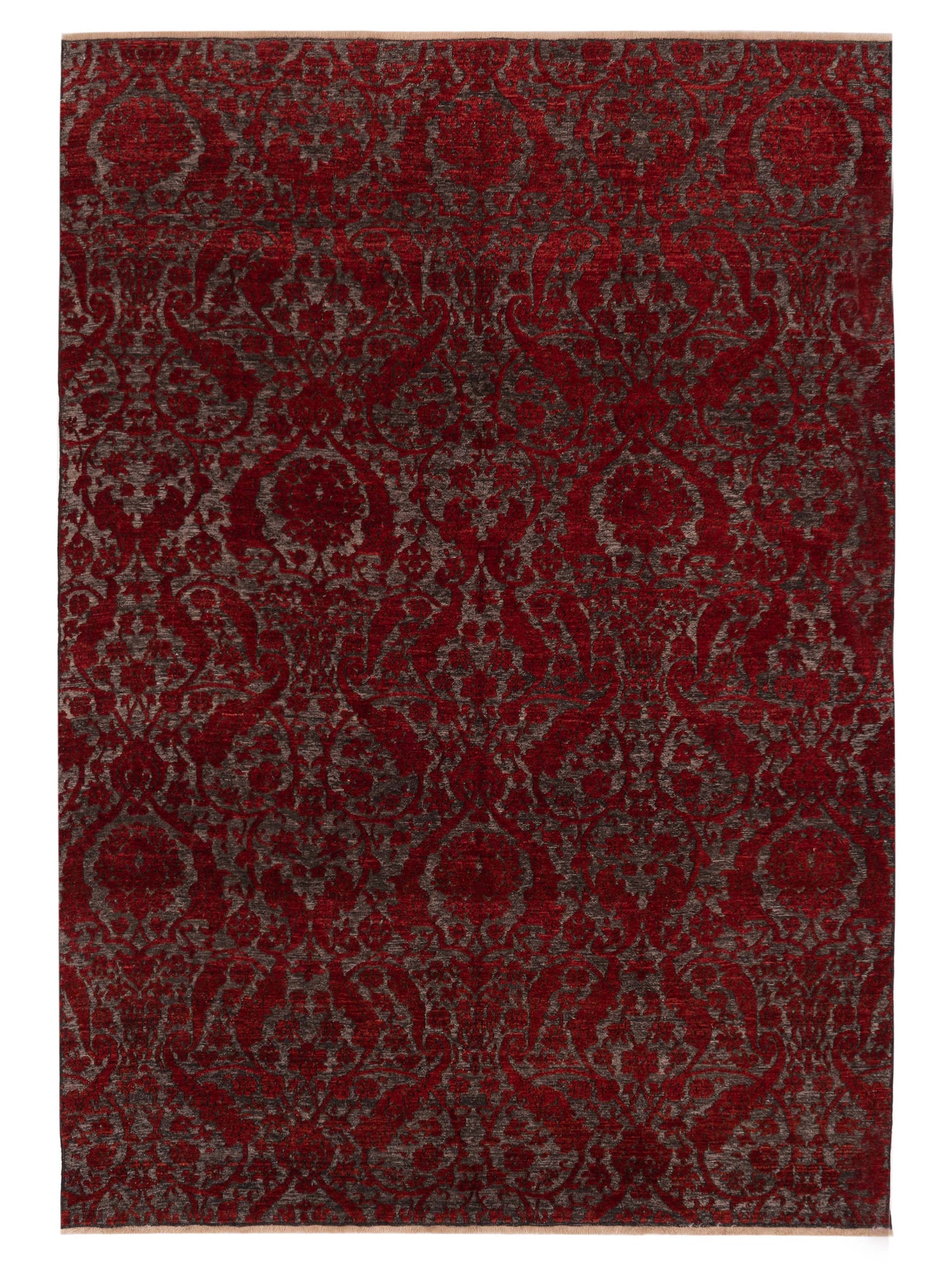 Pasha Defne  Charcoal Red Transitional