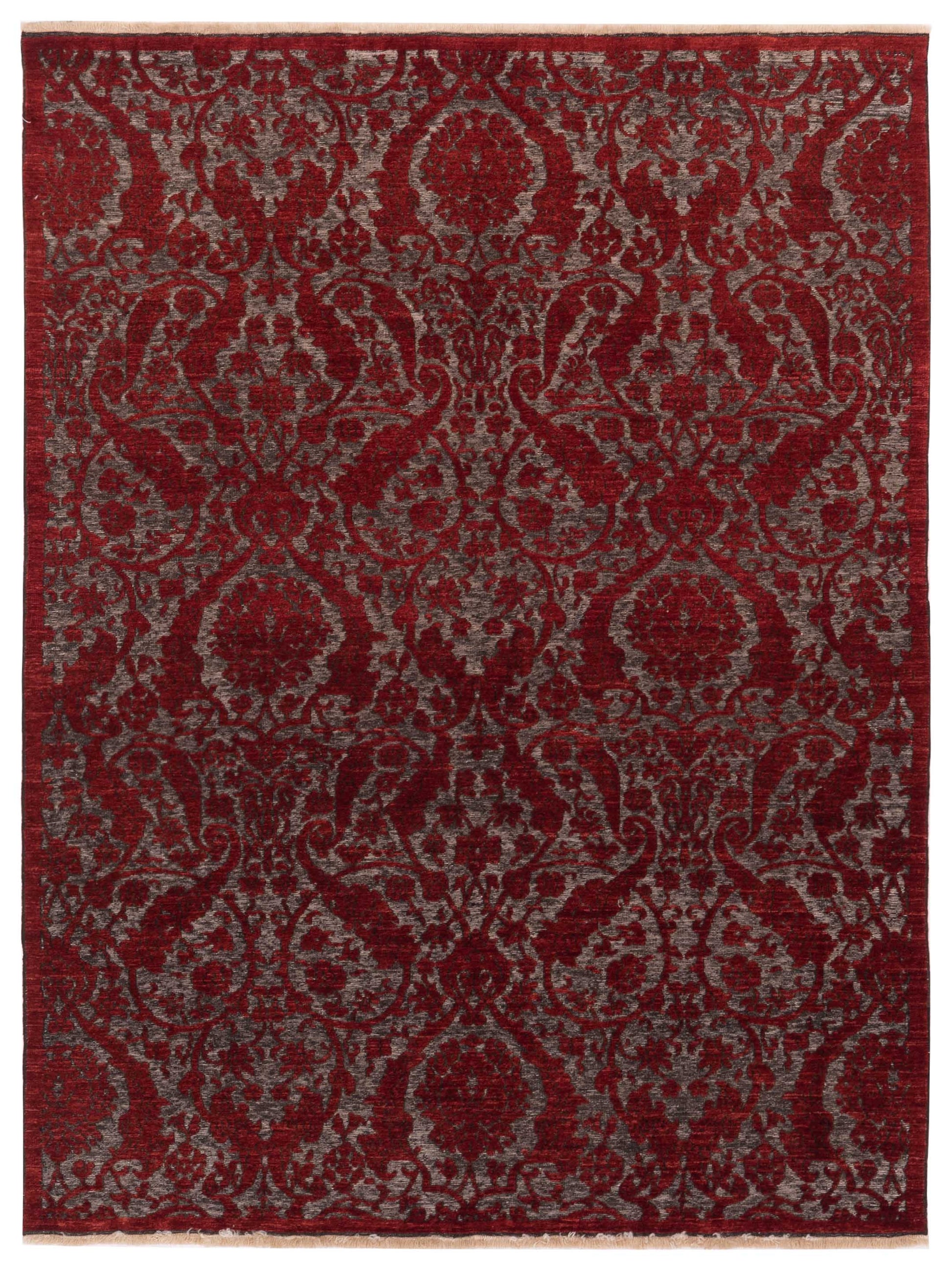 Pasha Defne  Charcoal Red Transitional