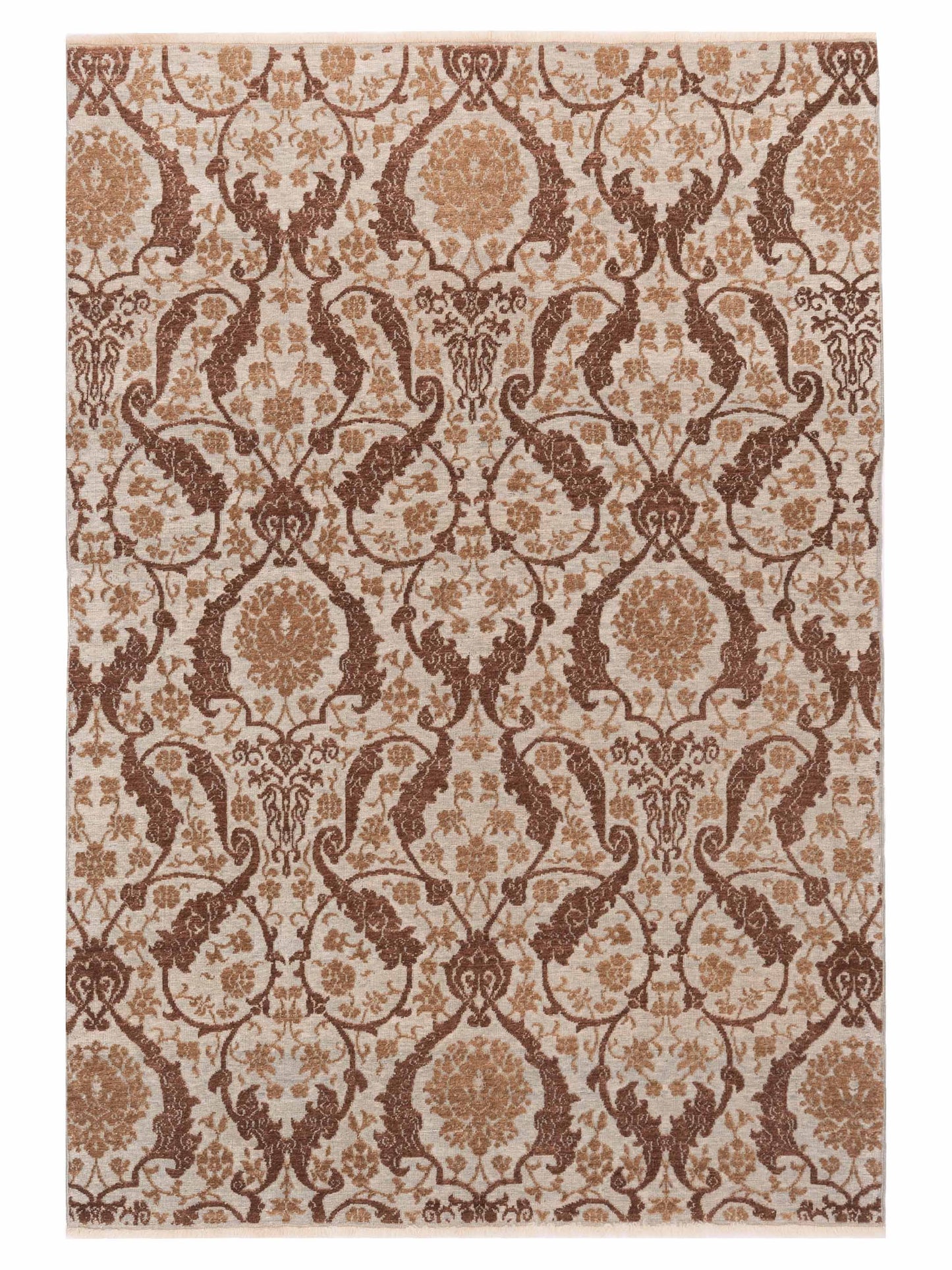 Pasha Defne  Beige Dark Brown Transitional