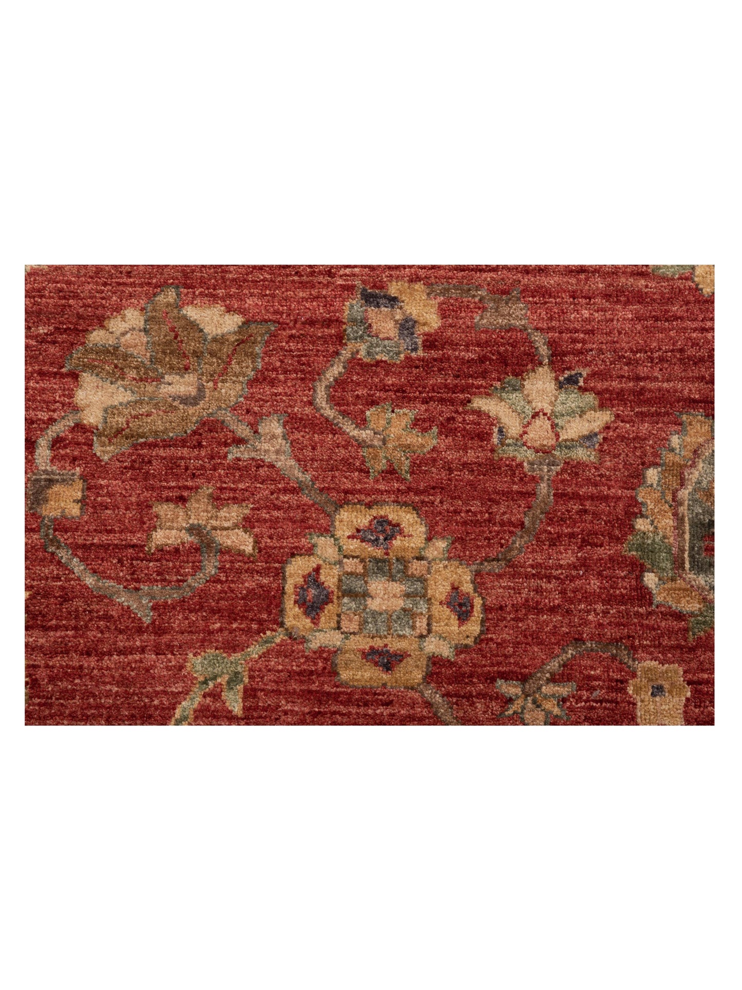 Elvan Tansu Red Ivory 6.3x9.1 Hand Knotted Rug