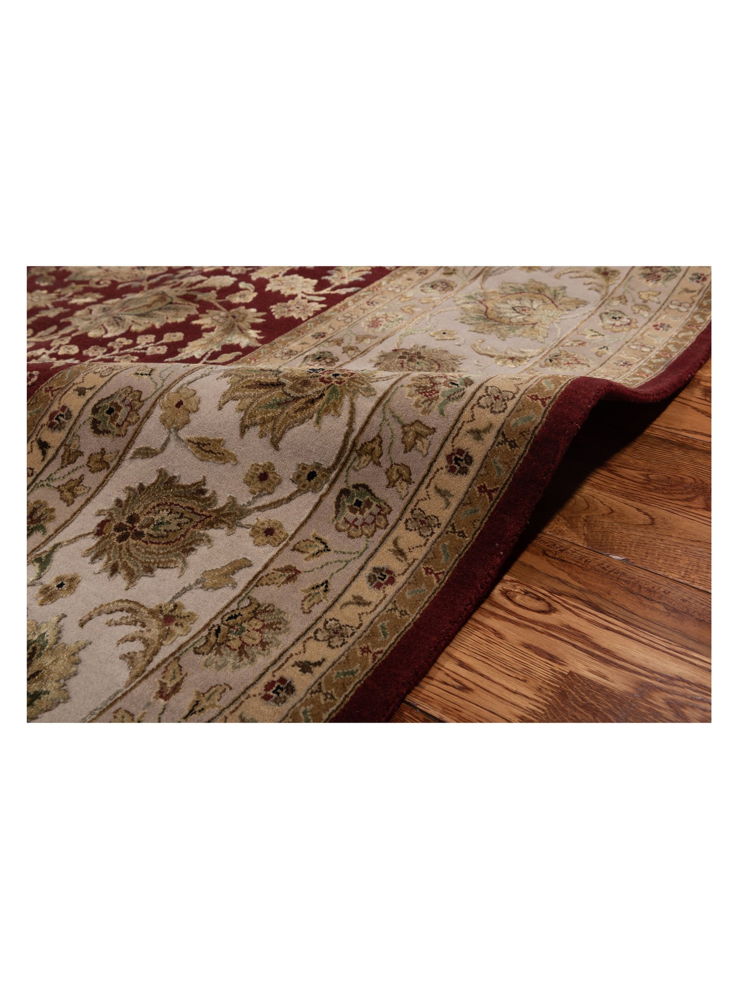 Imperial Silk 145394 Red Beige 8.8x12.5 Hand Knotted Rug