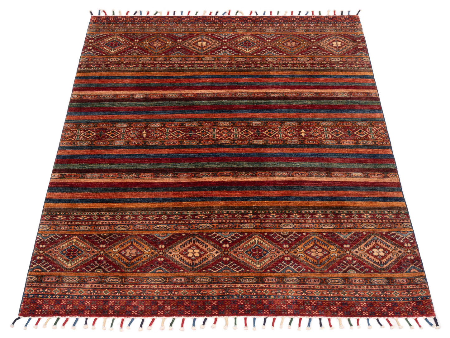Horosan 145466 Multi 5.3x6.6 Hand Knotted Rug