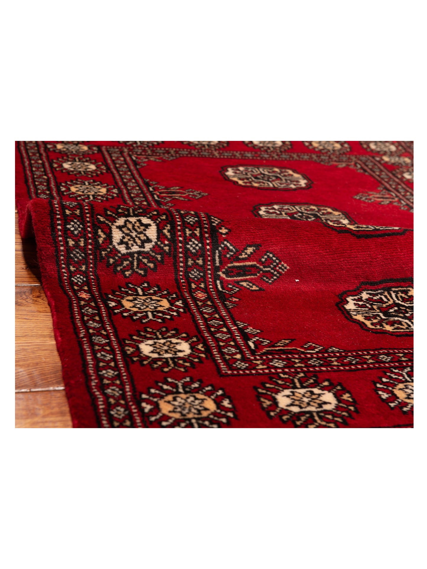 Bokhara 145537 Red Red 2.7x3.10 Hand Knotted Rug