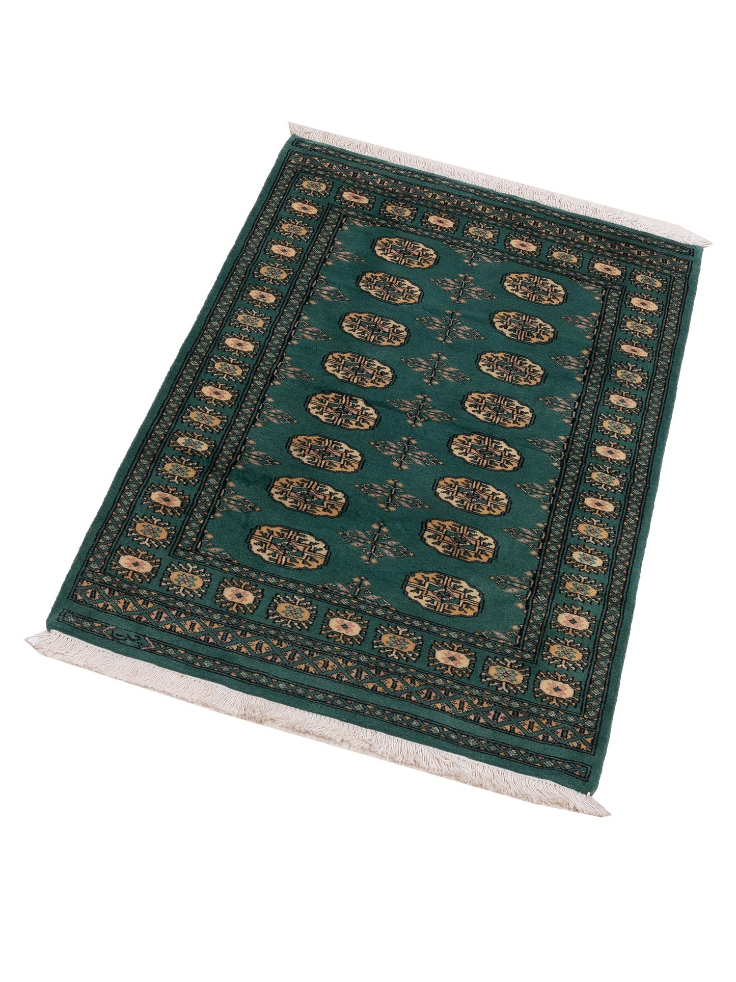 Bokhara 145567 Green 3.1x5.2 Hand Knotted Rug