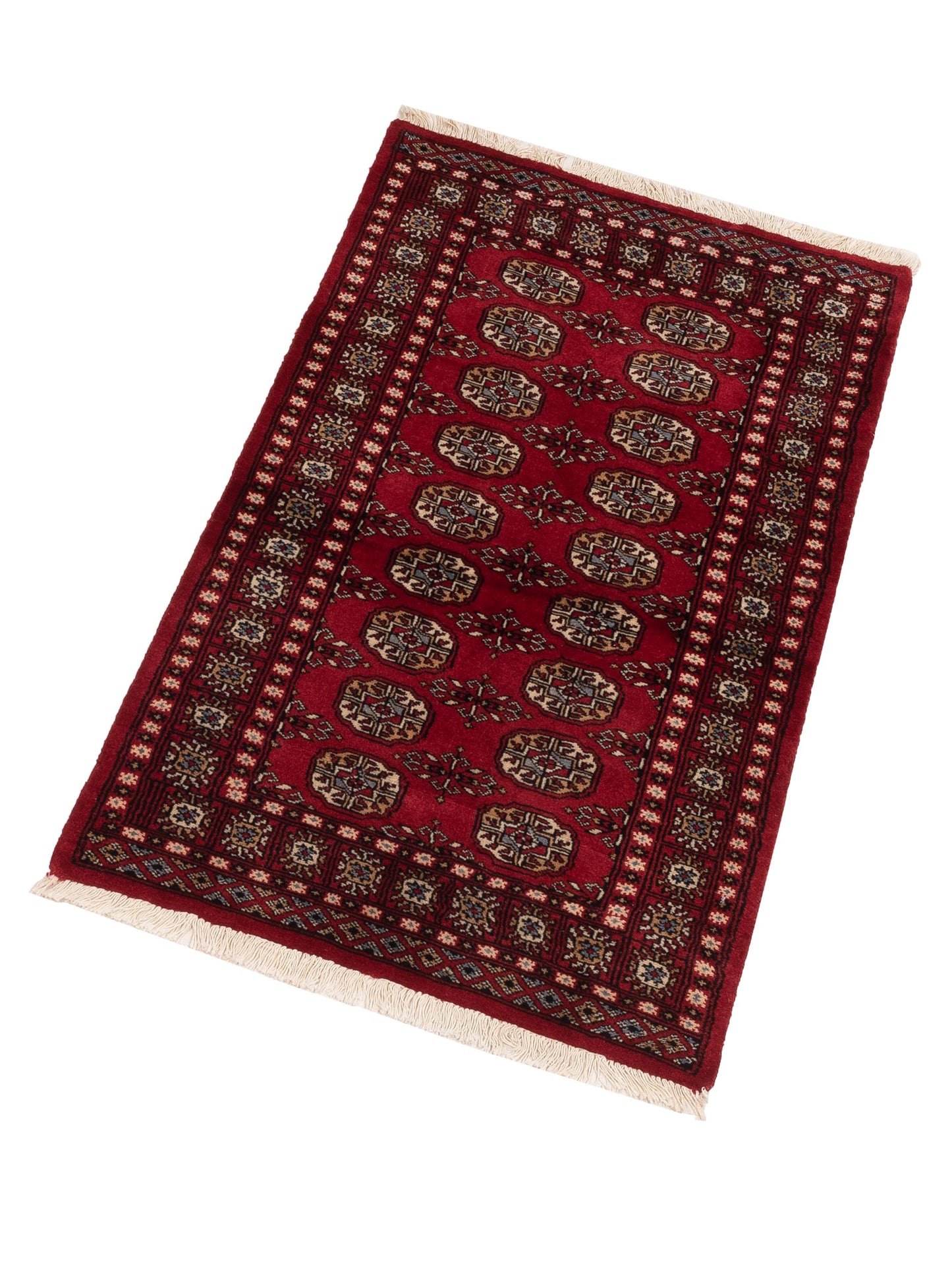 Bokhara 145577 Red Red 3x5.2 Hand Knotted Rug