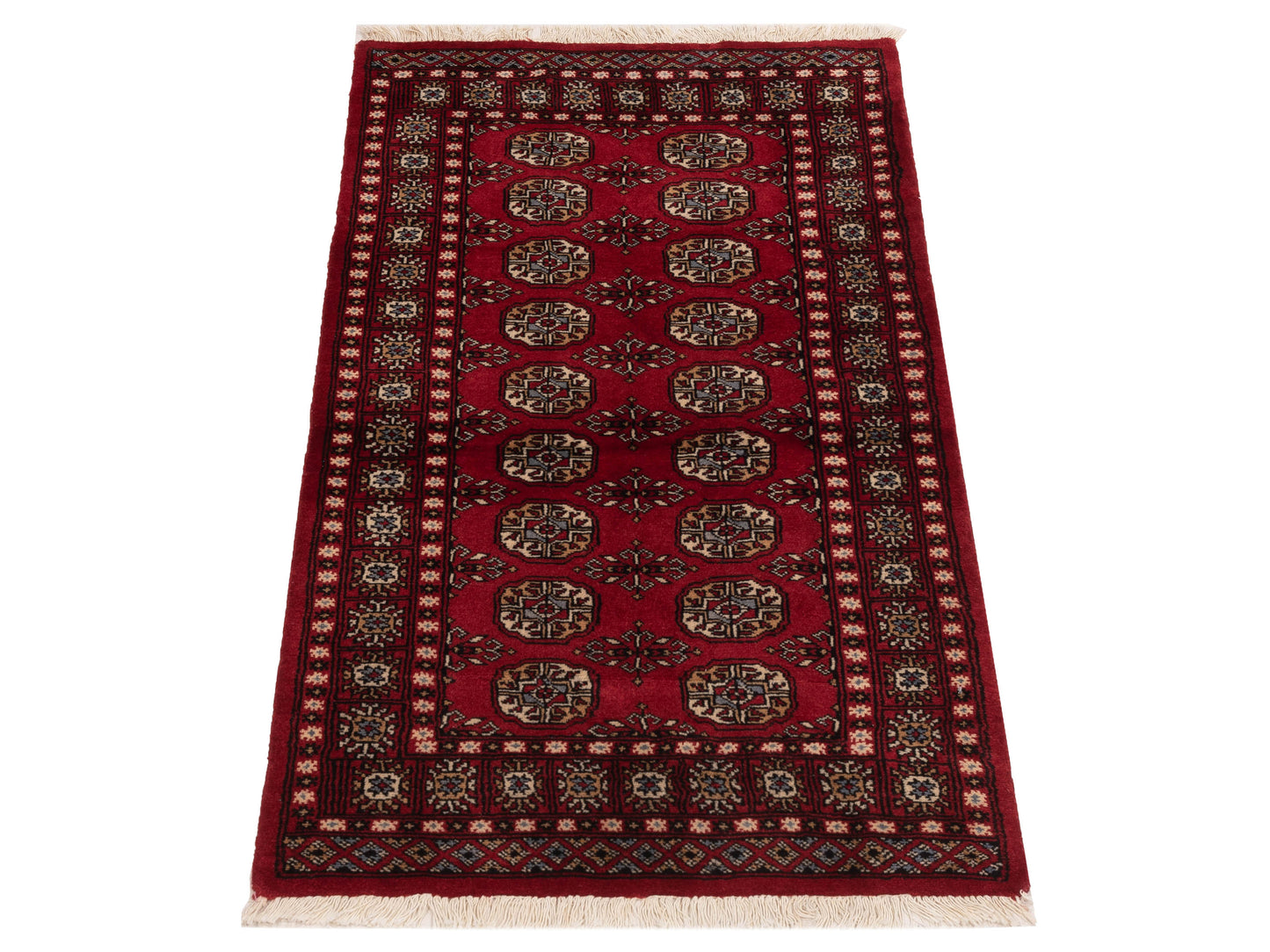 Bokhara 145577 Red Red 3x5.2 Hand Knotted Rug