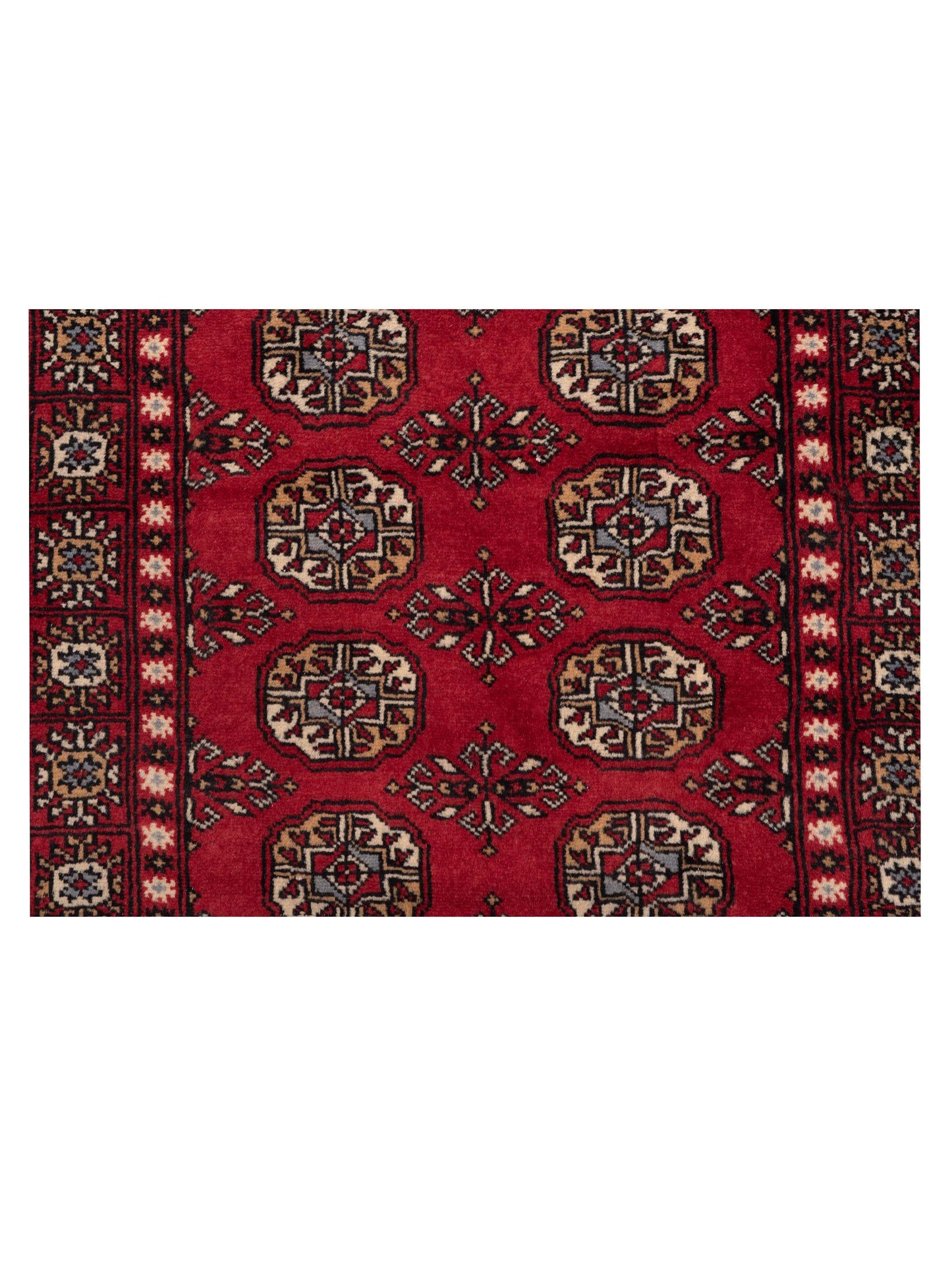 Bokhara 145577 Red Red 3x5.2 Hand Knotted Rug