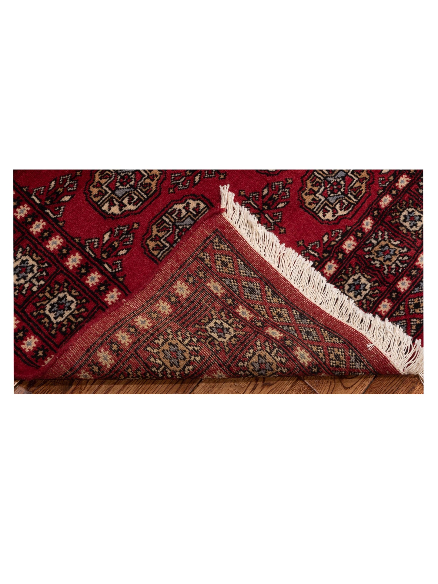Bokhara 145577 Red Red 3x5.2 Hand Knotted Rug