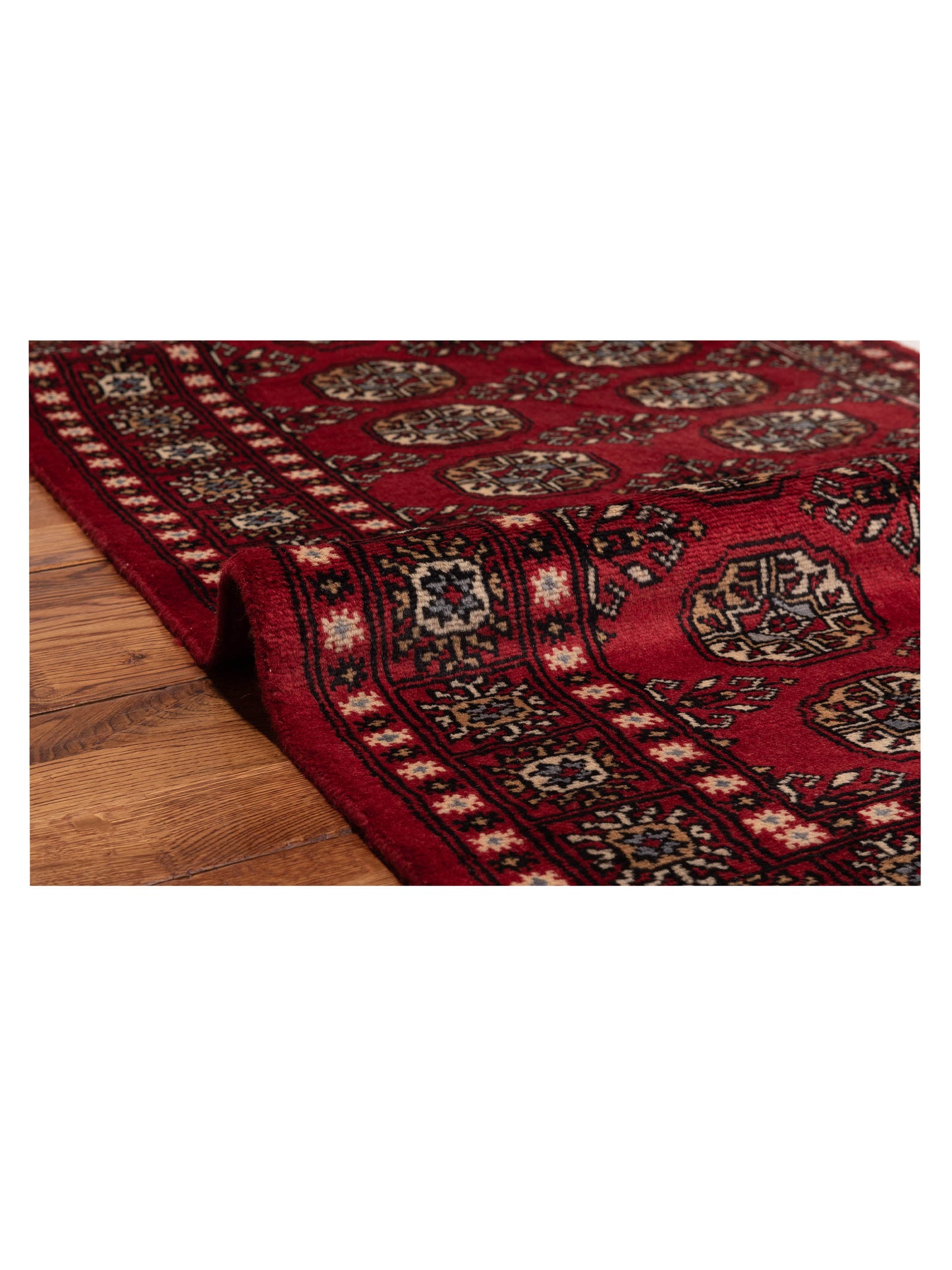 Bokhara 145577 Red Red 3x5.2 Hand Knotted Rug