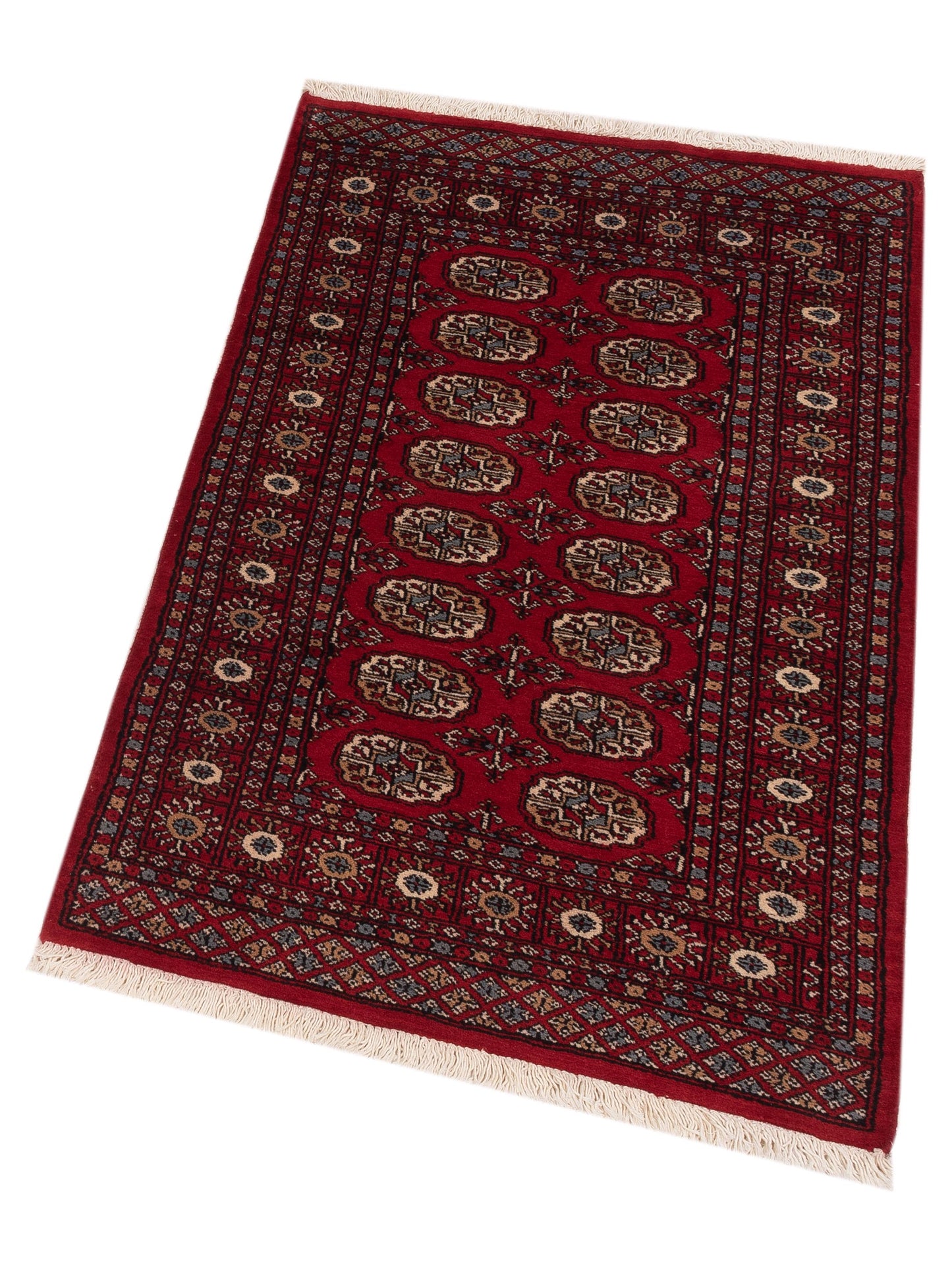 Bokhara 145579 Red Red 3.1x4.10 Hand Knotted Rug