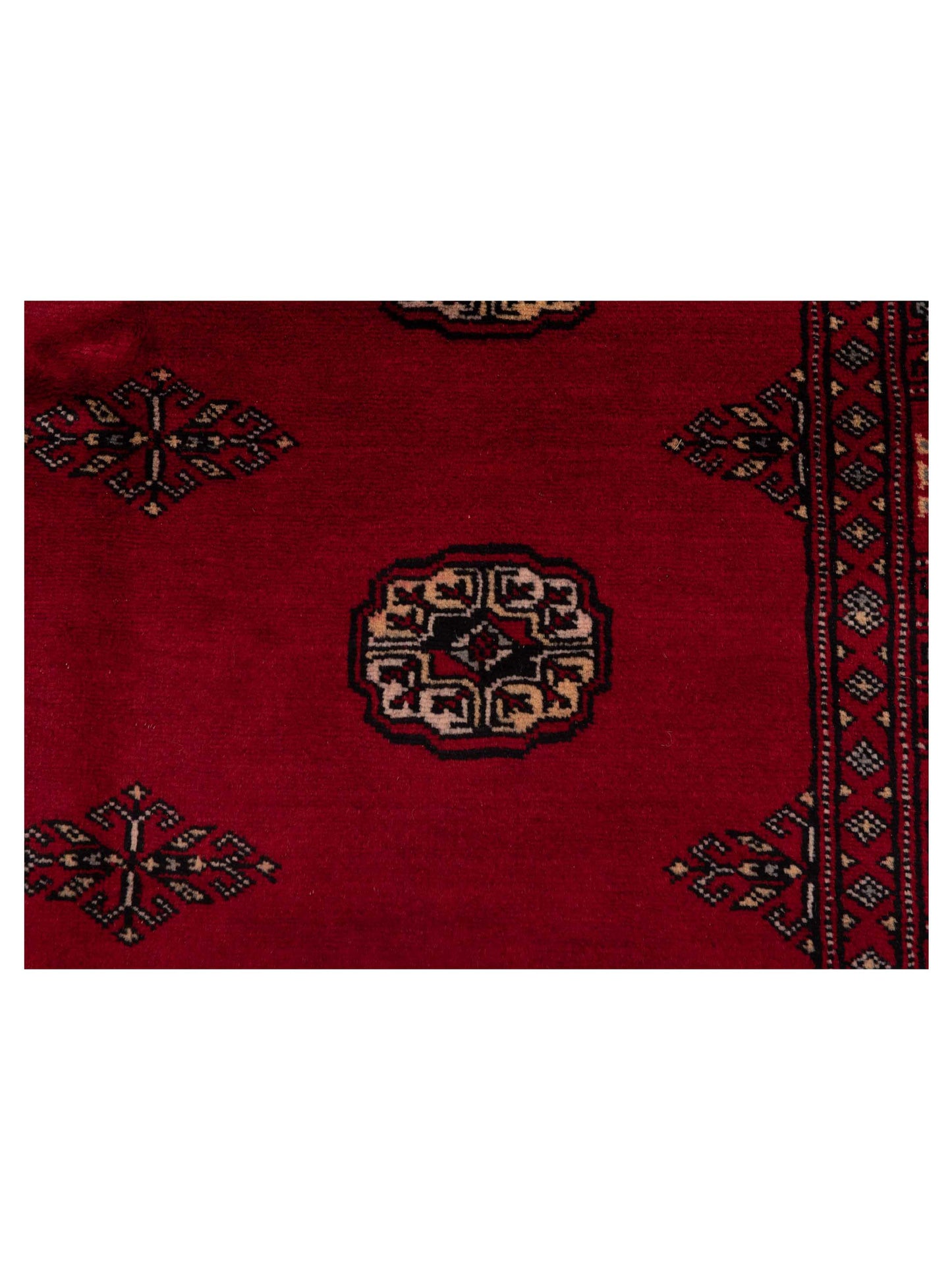Bokhara 145581 Red Red 4.01x5.10 Hand Knotted Rug