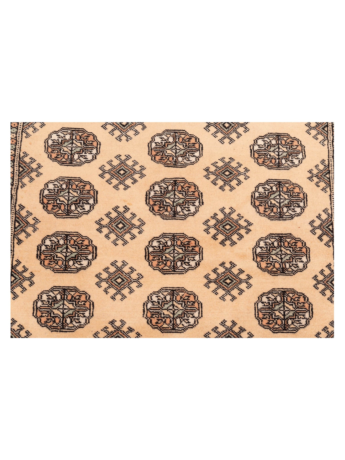 Bokhara 145646 Beige Beige 4.11x8 Hand Knotted Rug