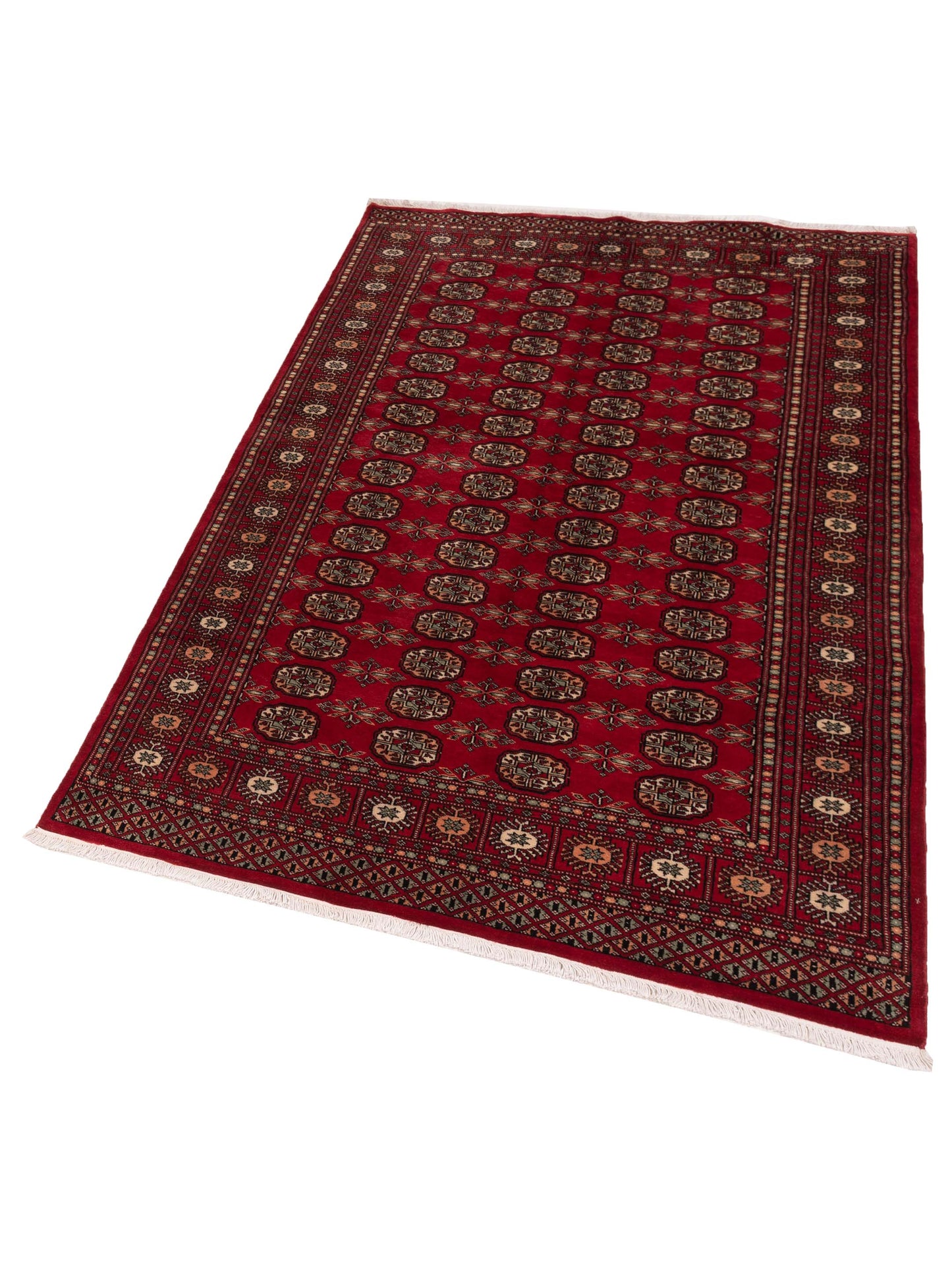 Bokhara 145654 Red Red 5.1x8.4 Hand Knotted Rug