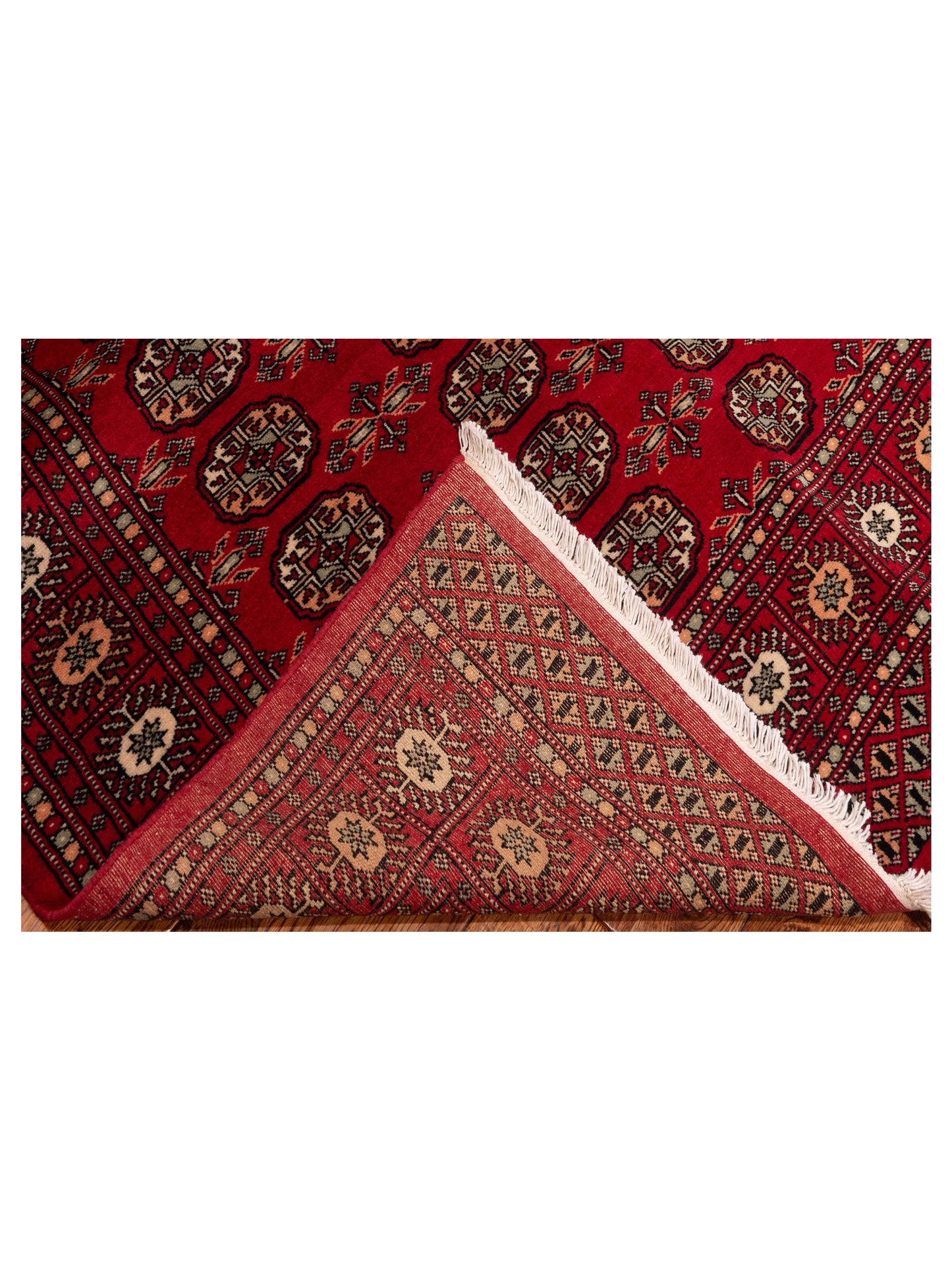 Bokhara 145654 Red Red 5.1x8.4 Hand Knotted Rug