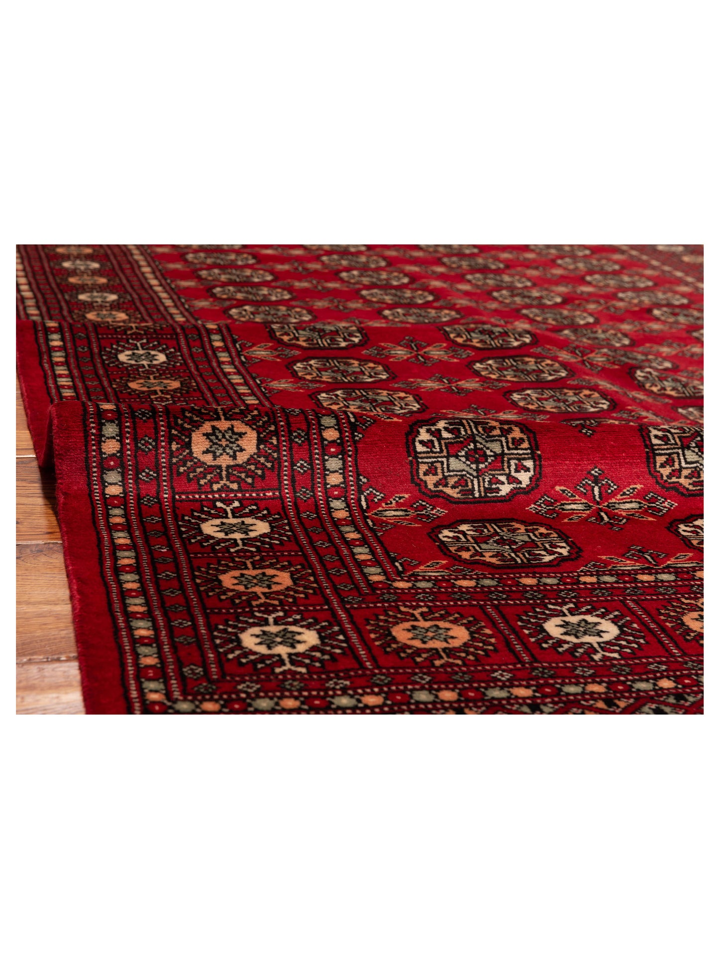 Bokhara 145654 Red Red 5.1x8.4 Hand Knotted Rug