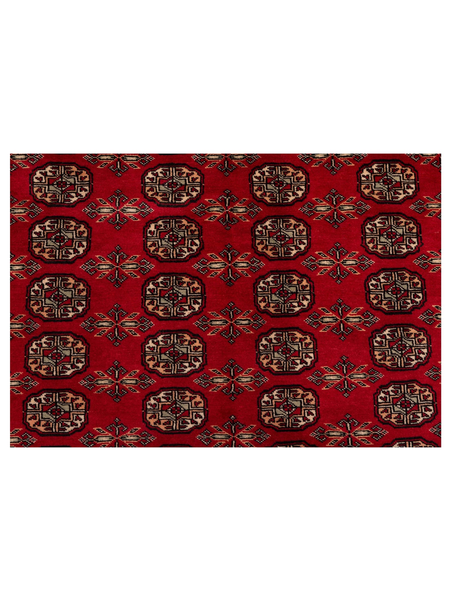 Bokhara 145654 Red Red 5.1x8.4 Hand Knotted Rug