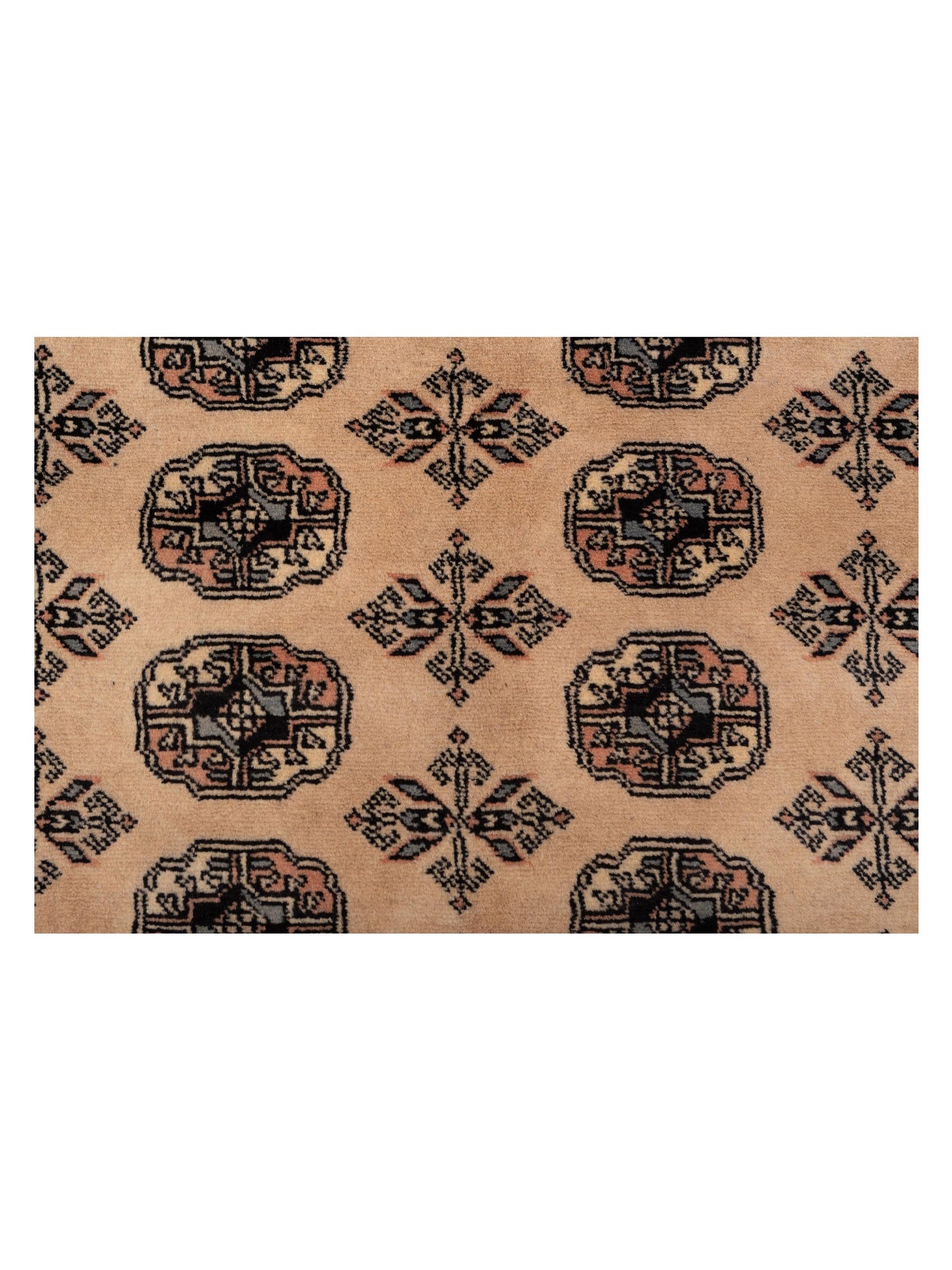 Bokhara 145673 Cream Gray 8.1x10.4 Hand Knotted Rug