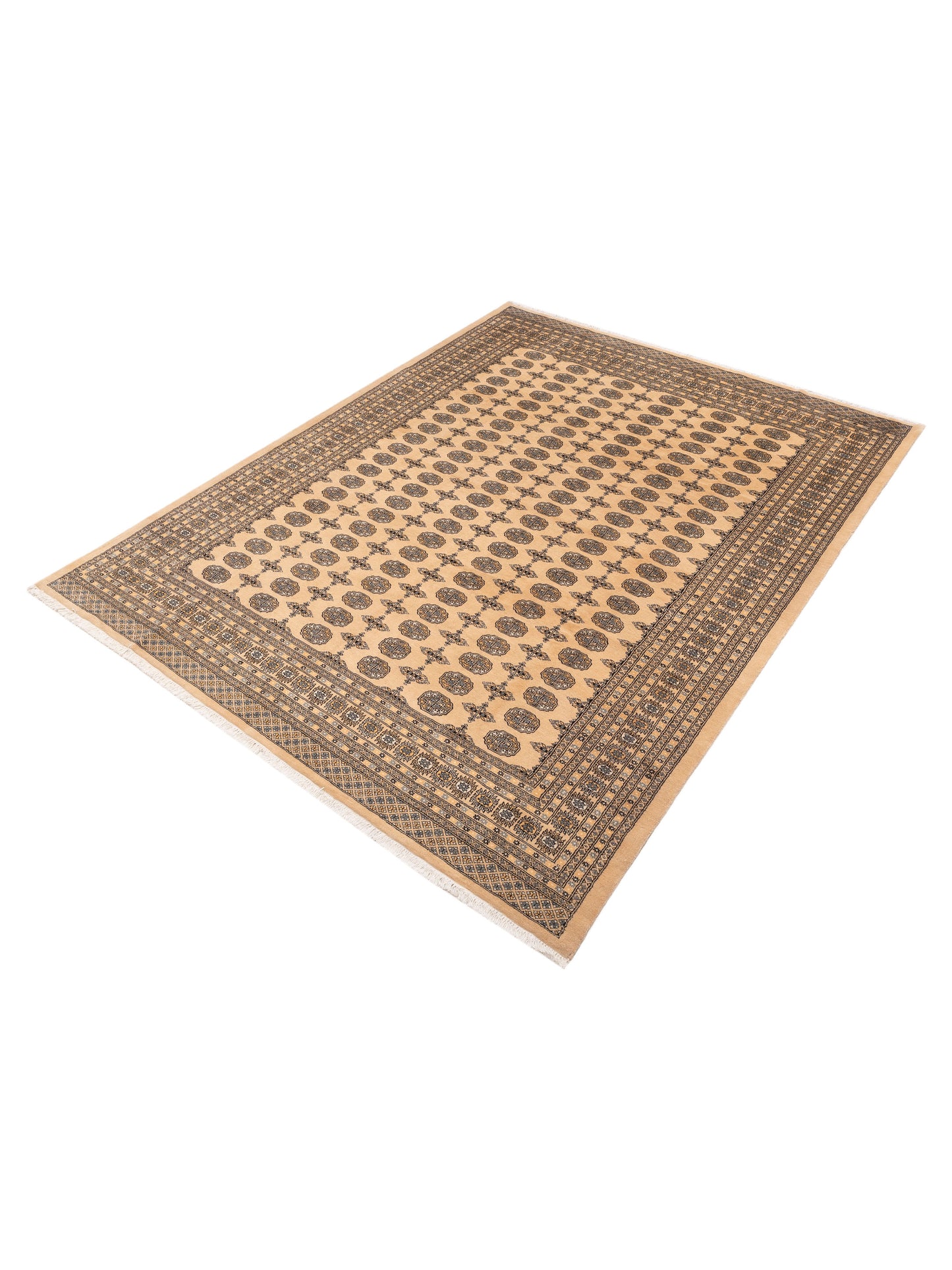 Bokhara 145686 Beige Beige 9.2x11.11 Hand Knotted Rug