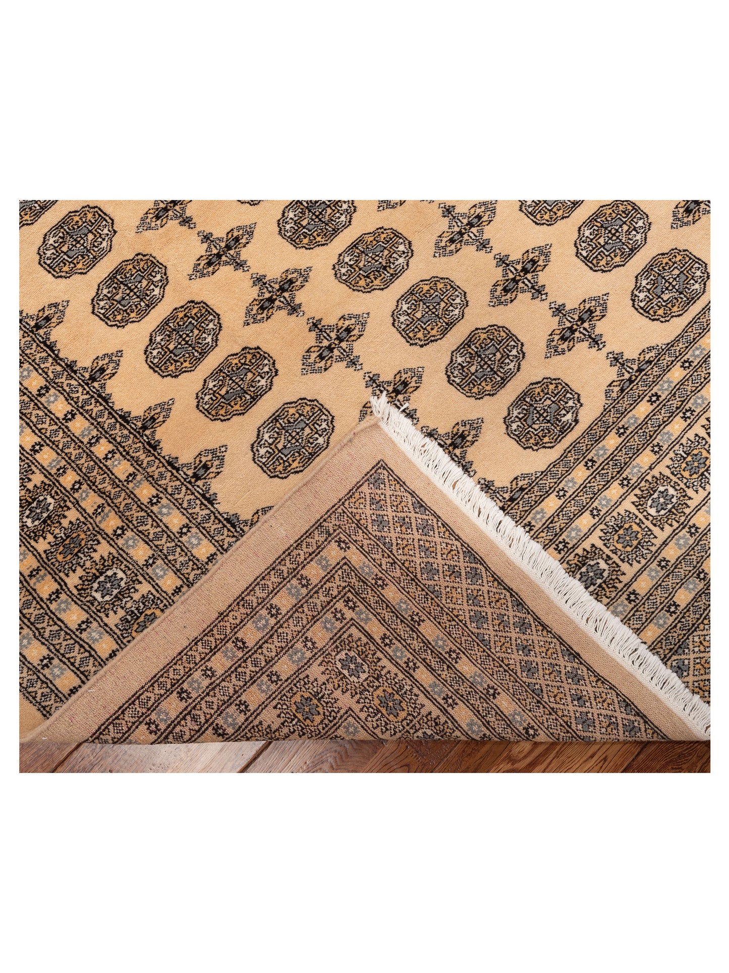 Bokhara 145686 Beige Beige 9.2x11.11 Hand Knotted Rug