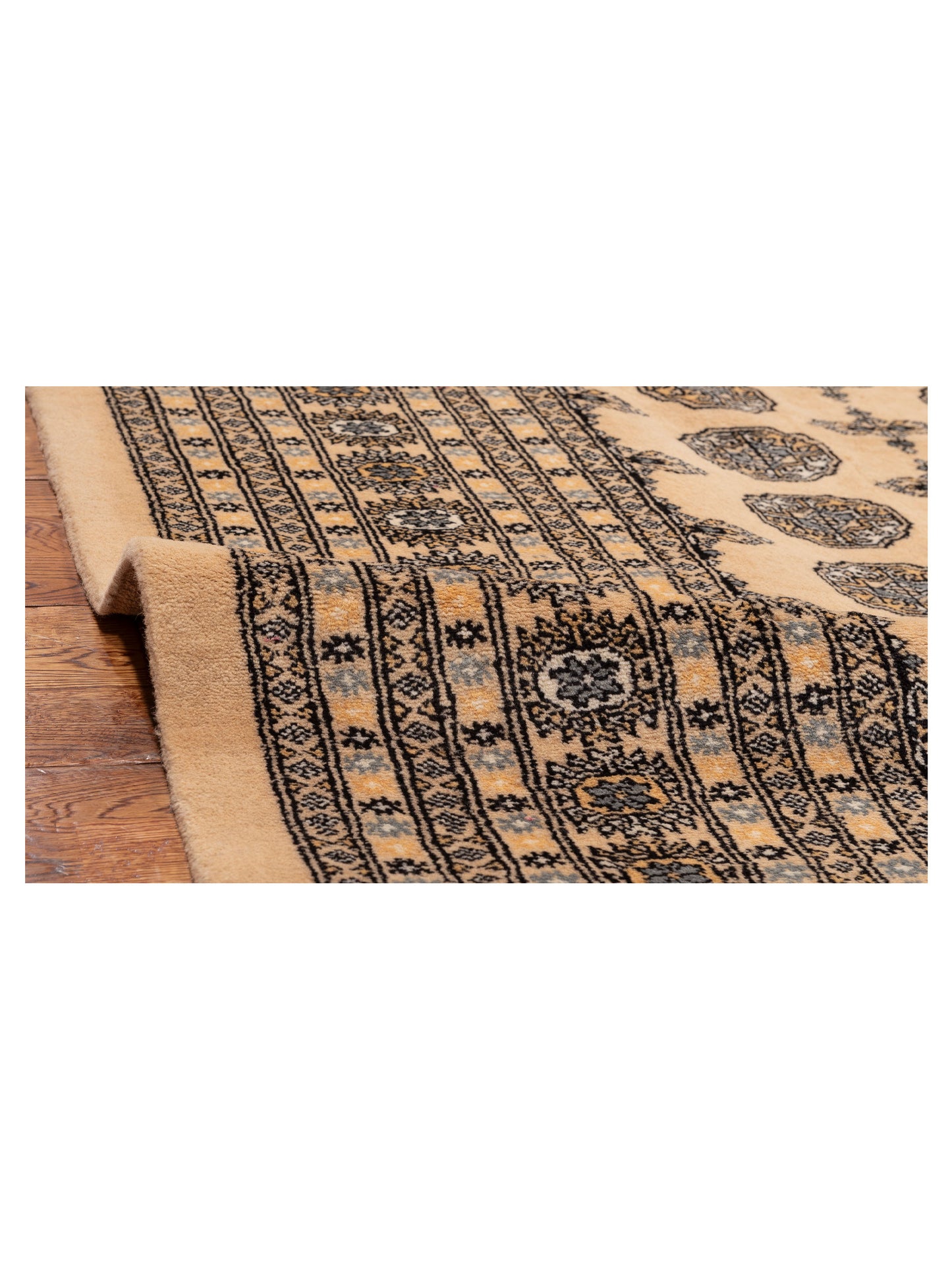 Bokhara 145686 Beige Beige 9.2x11.11 Hand Knotted Rug