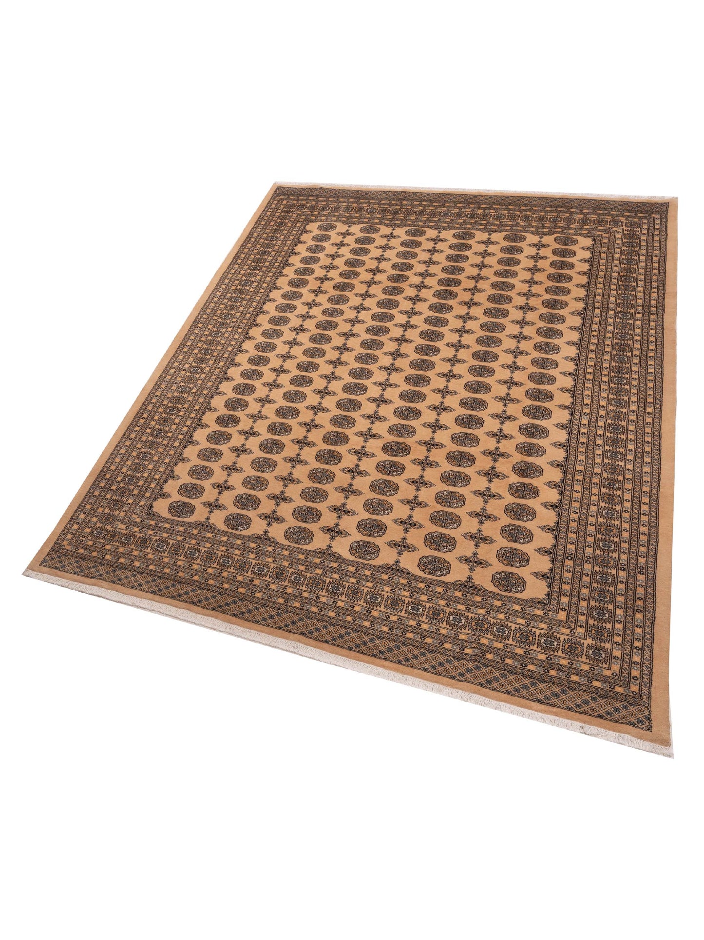 Bokhara 145686 Beige Beige 9.2x11.11 Hand Knotted Rug