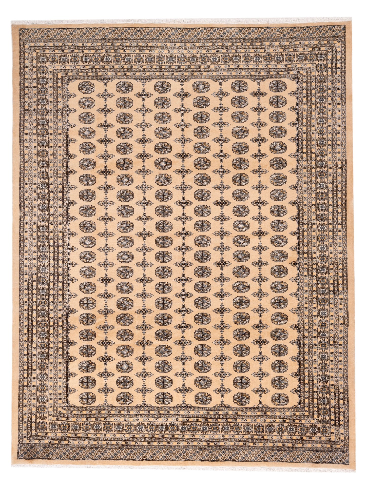 Nomad Bokhara Beige Beige Traditional