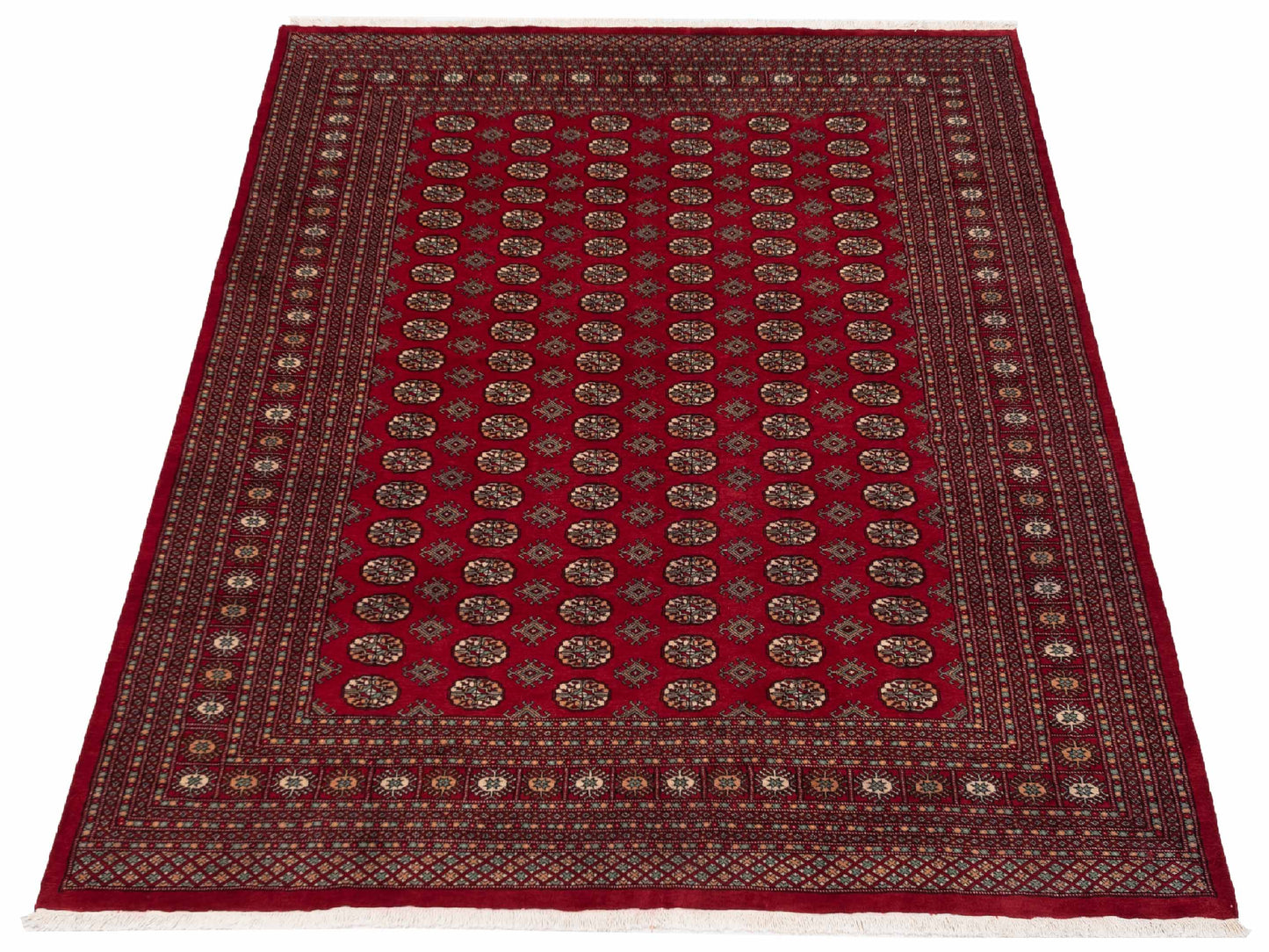 Bokhara 145691 Red Red 9x11.9 Hand Knotted Rug