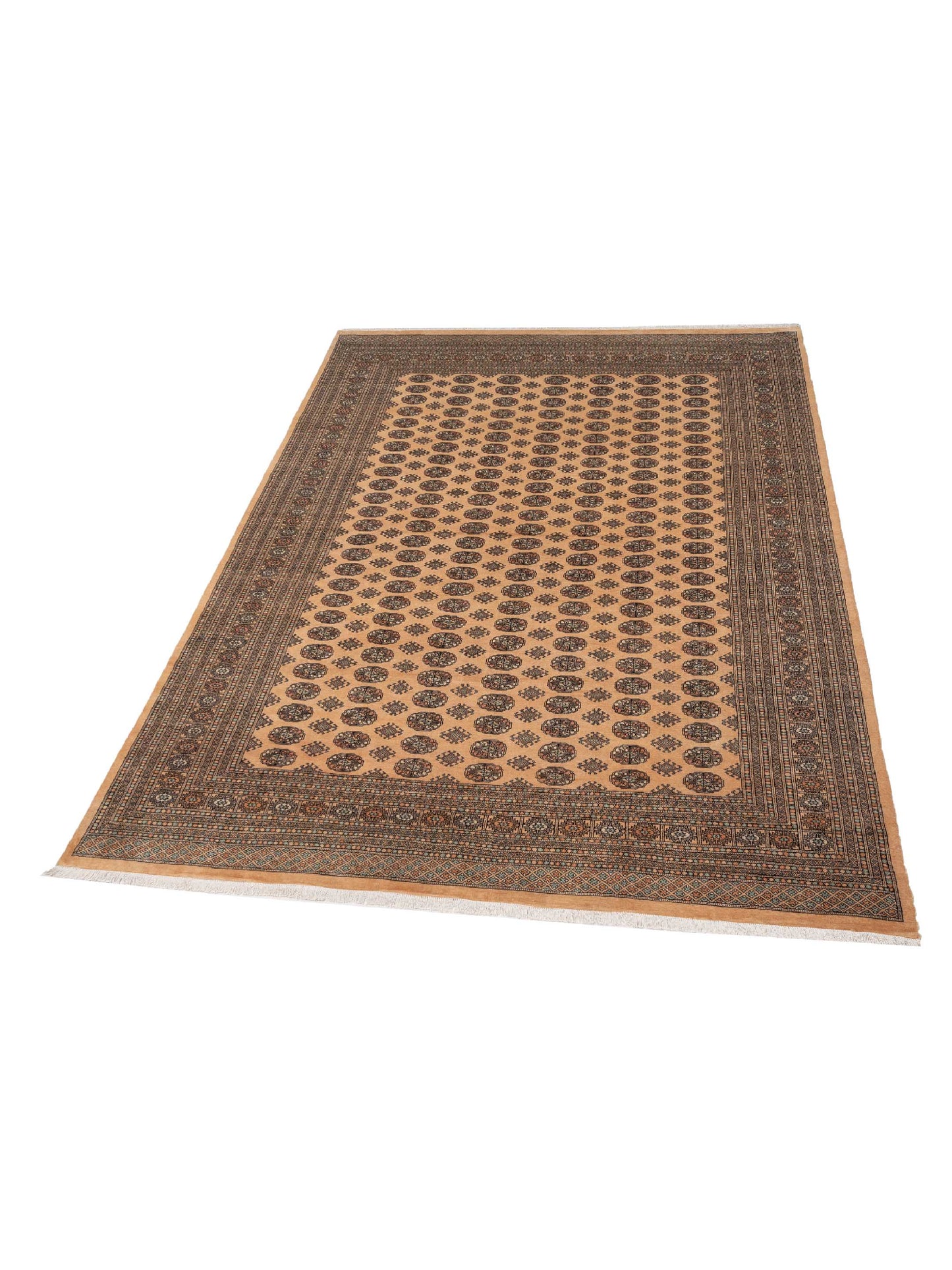 Bokhara 145703 Beige Beige 10.1x13.4 Hand Knotted Rug