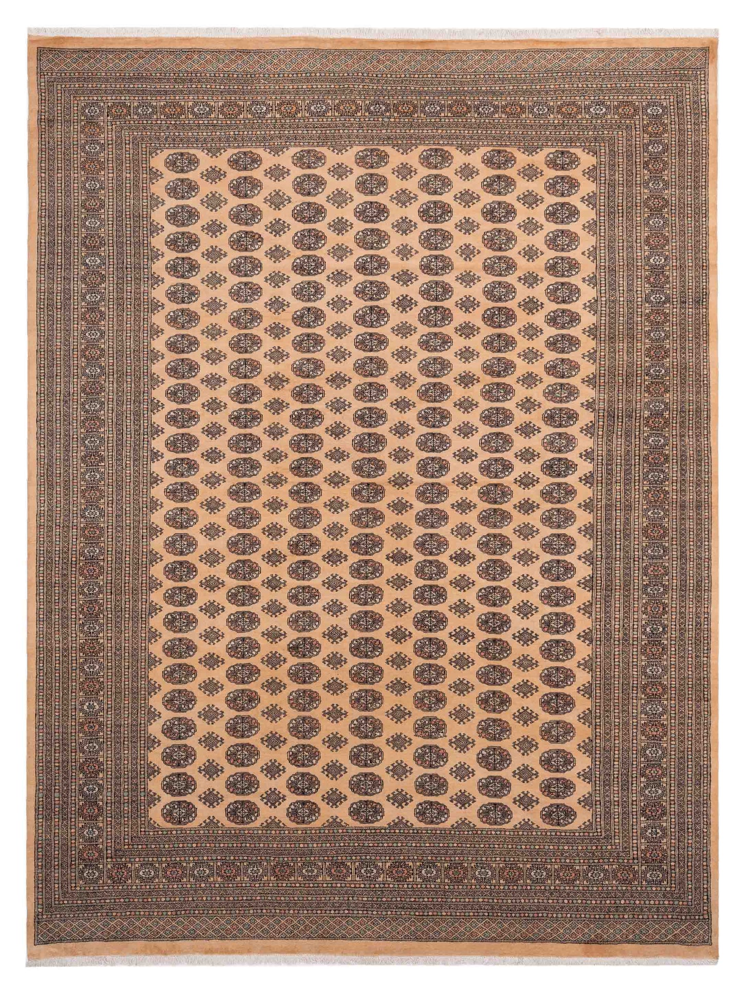 Nomad Bokhara Beige Beige Traditional