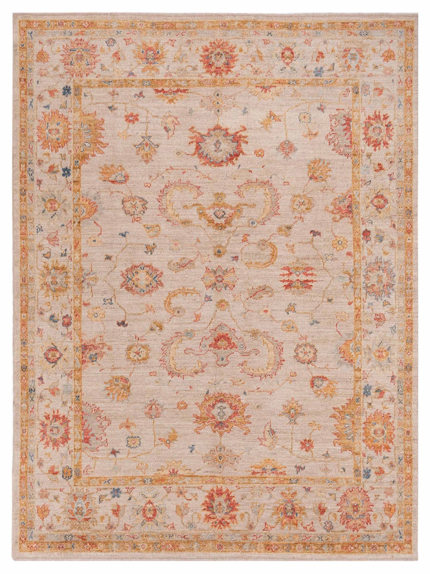 Anadol Angora Oushak Ivory Ivory Traditional