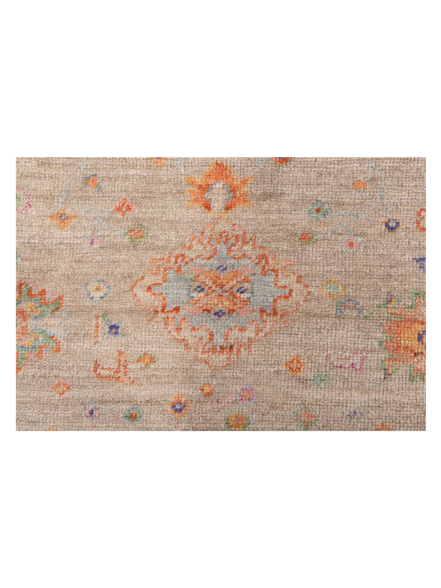 Angora Oushak 145778 Silver Silver 4.2x5.9 Hand Knotted Rug