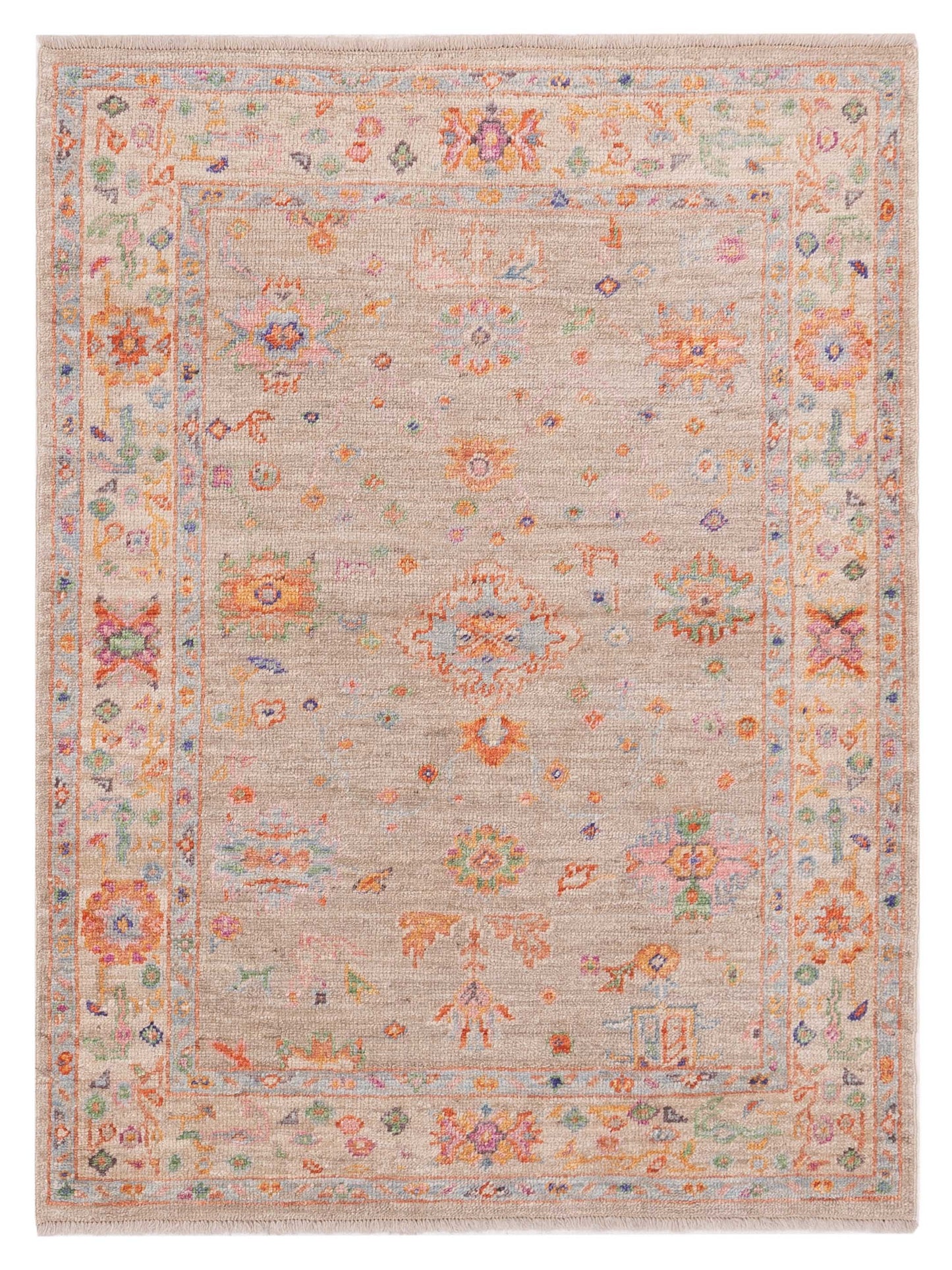Anadol Angora Oushak Silver Silver Traditional