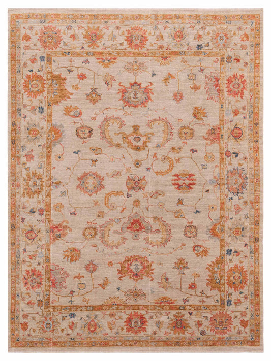 Anadol Angora Oushak  Ivory Ivory Traditional