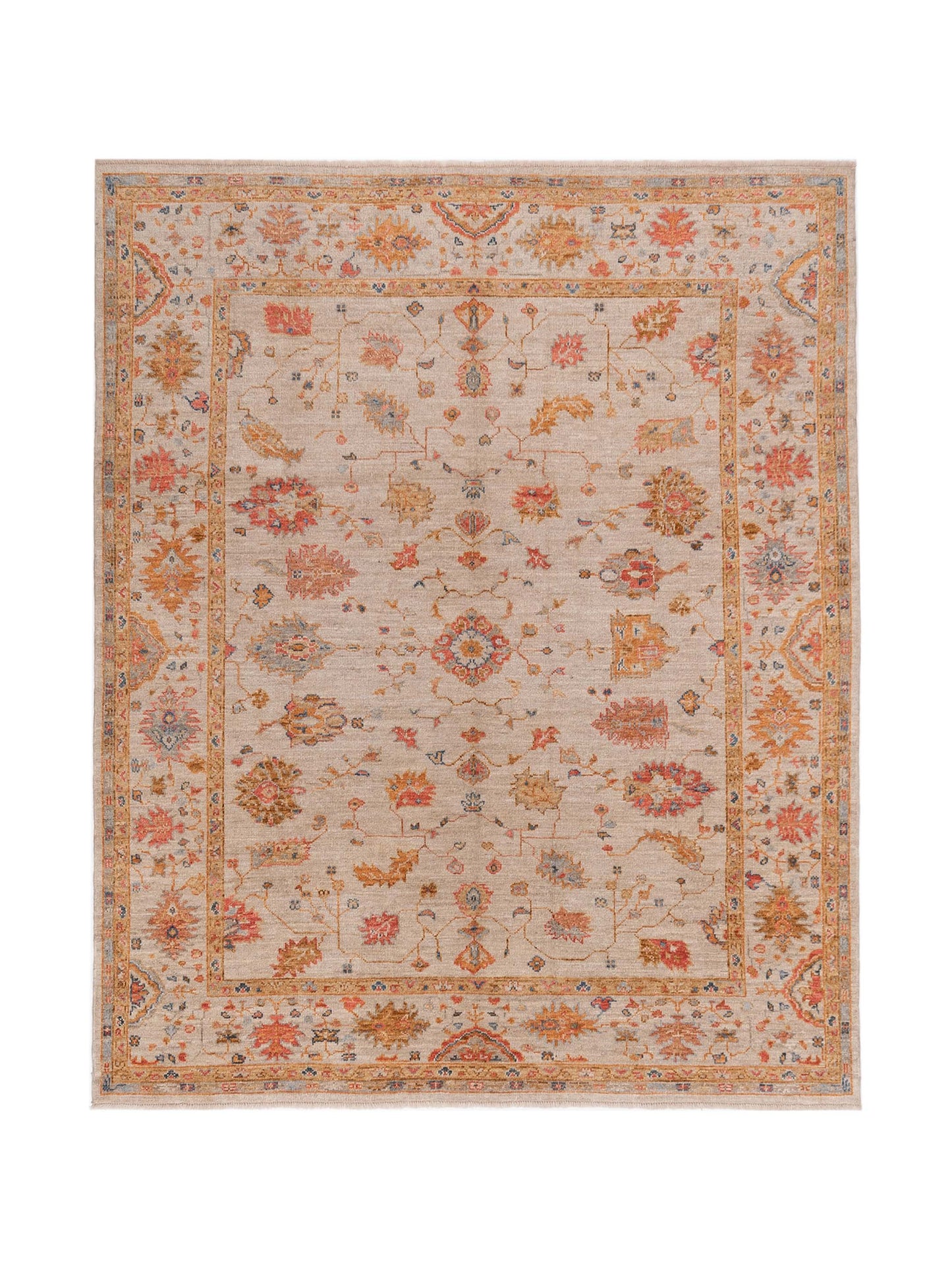 Anadol Angora Oushak Ivory Ivory Traditional