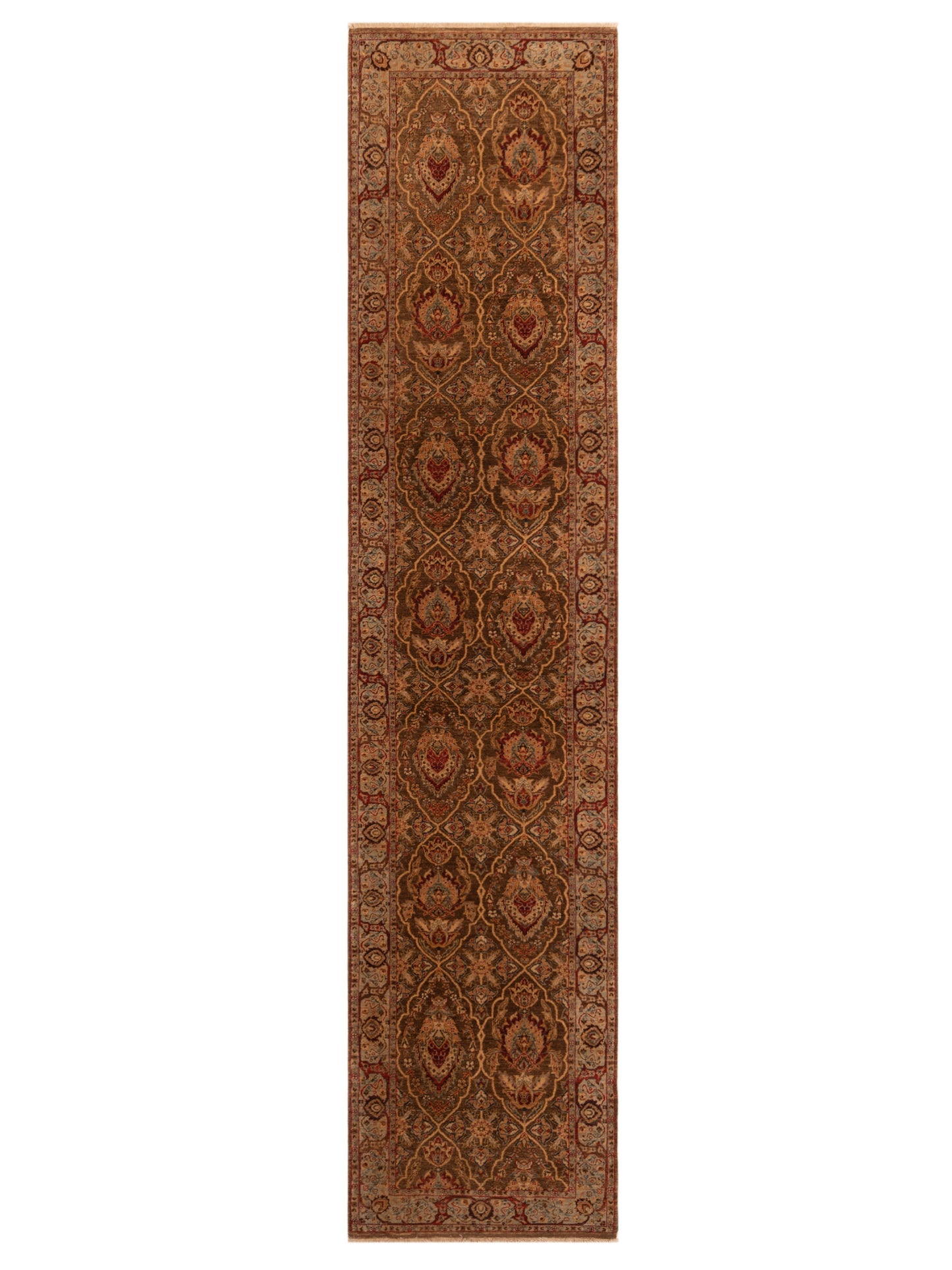 Pasha Firuze Brown Light Blue Traditional